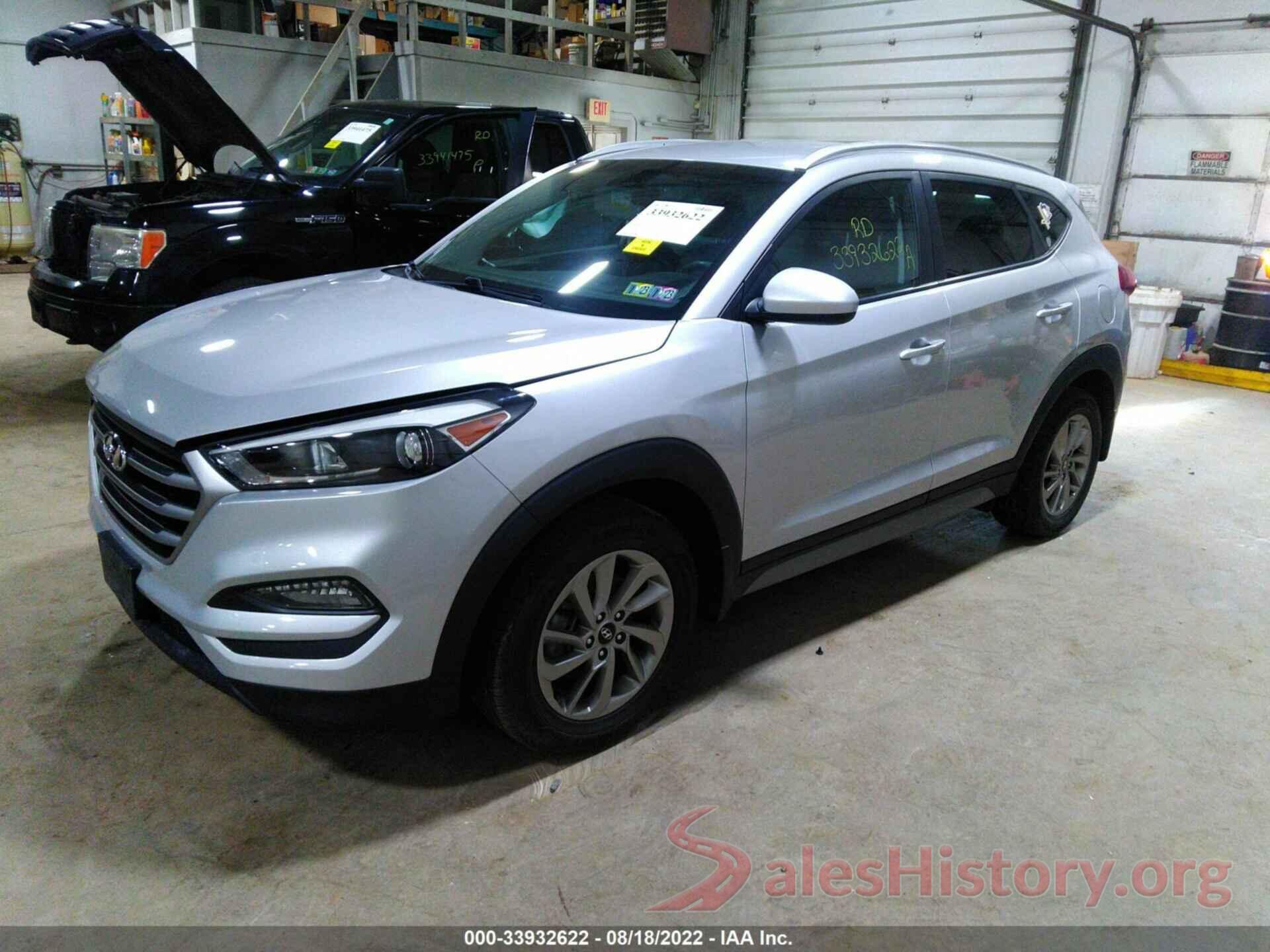 KM8J3CA4XJU780920 2018 HYUNDAI TUCSON