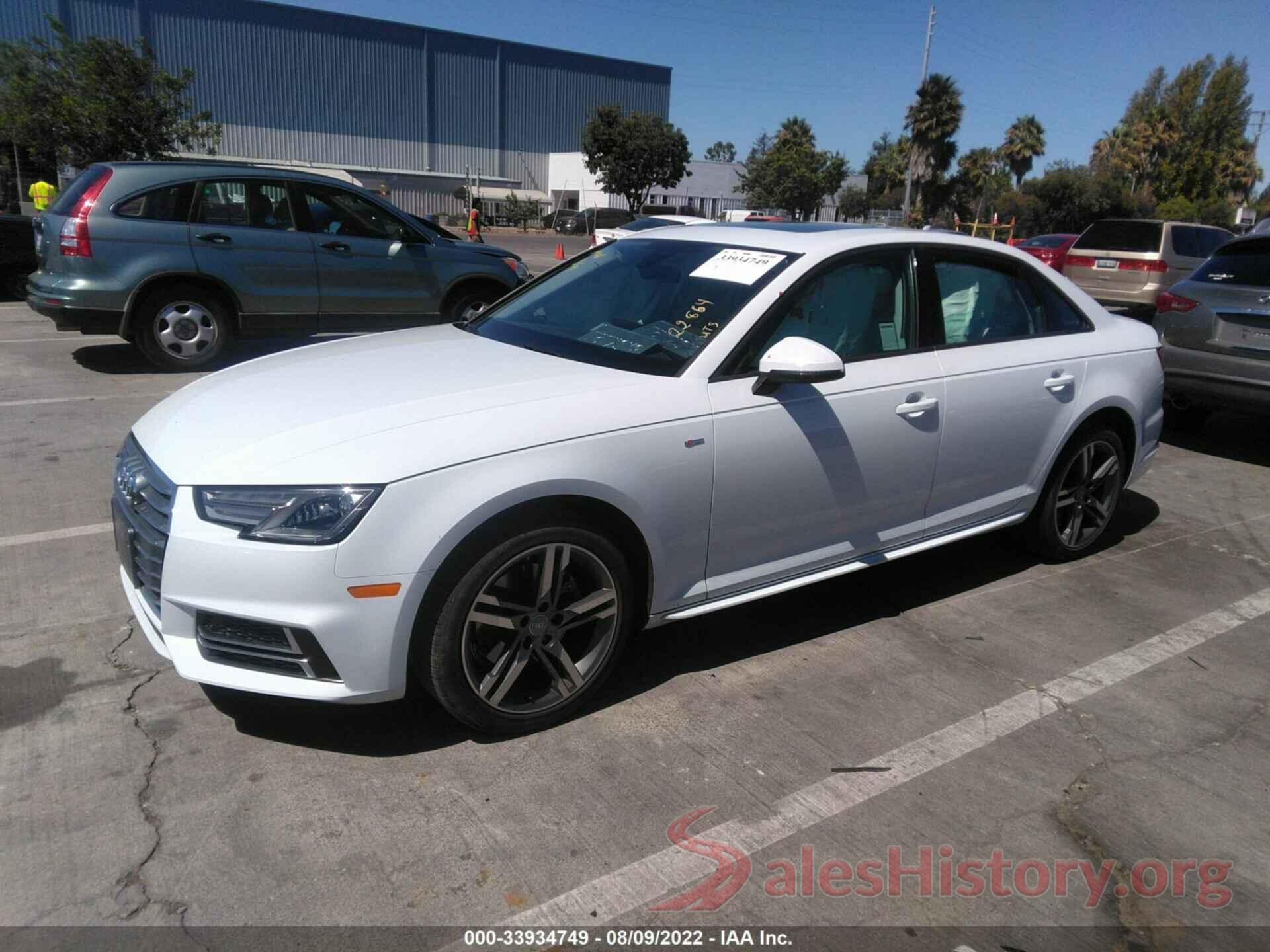 WAUKMAF42JA218866 2018 AUDI A4