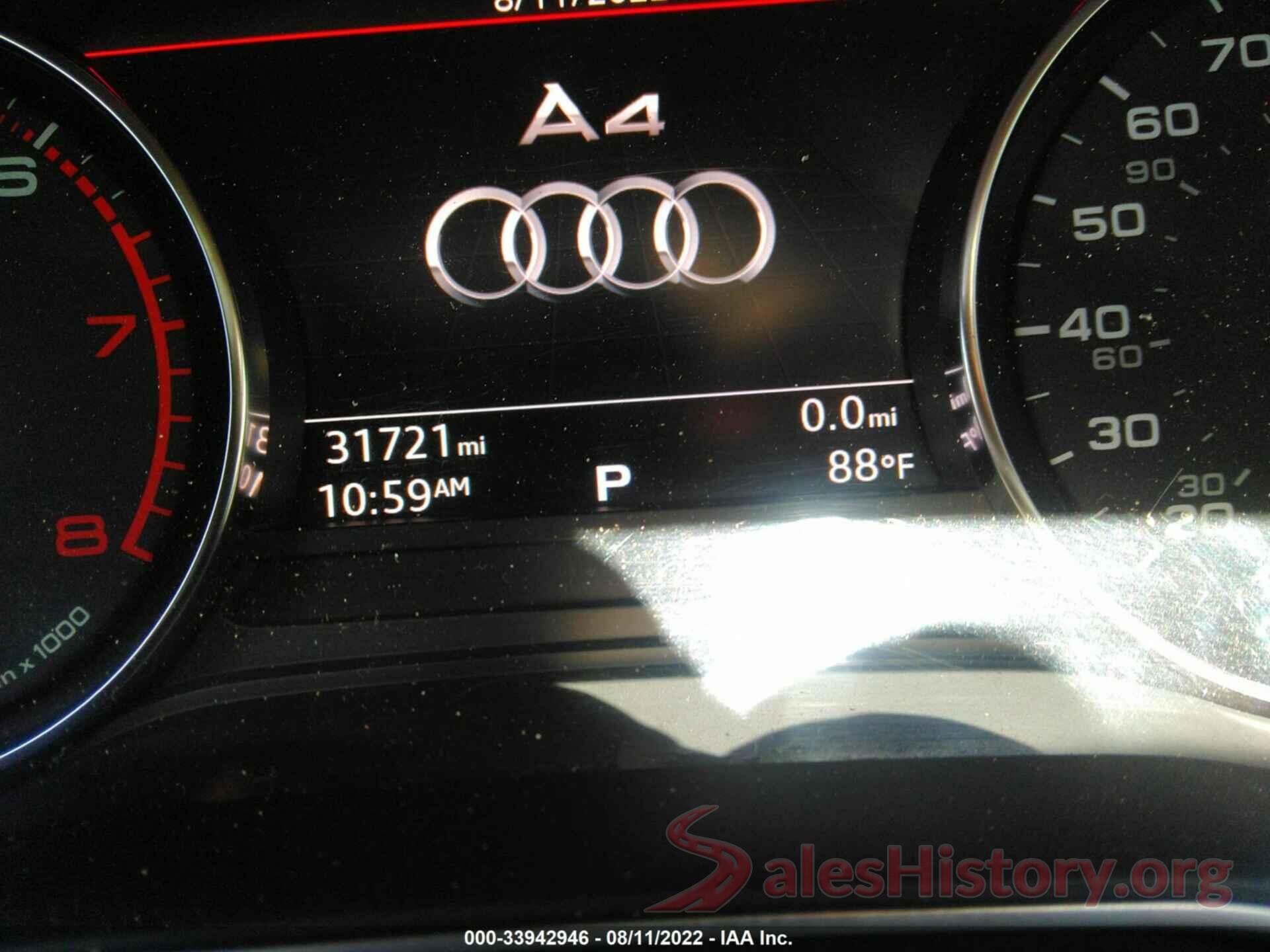 WAUKMAF43JA133681 2018 AUDI A4