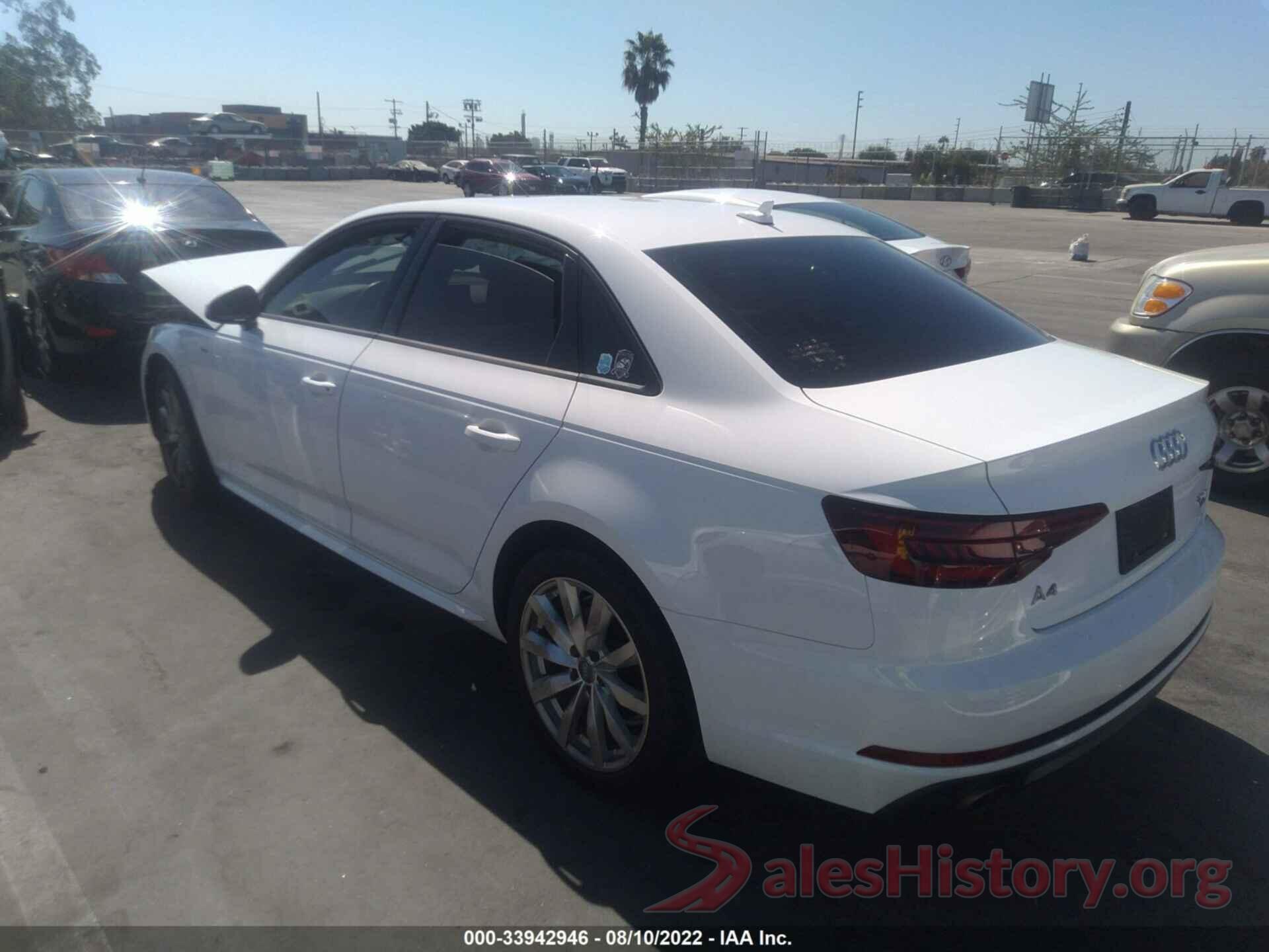 WAUKMAF43JA133681 2018 AUDI A4