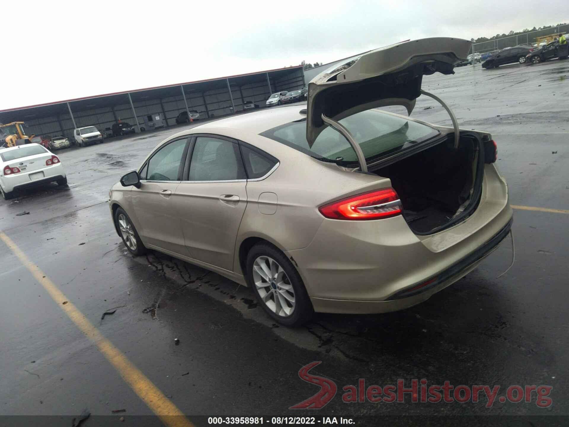 3FA6P0H70HR219100 2017 FORD FUSION