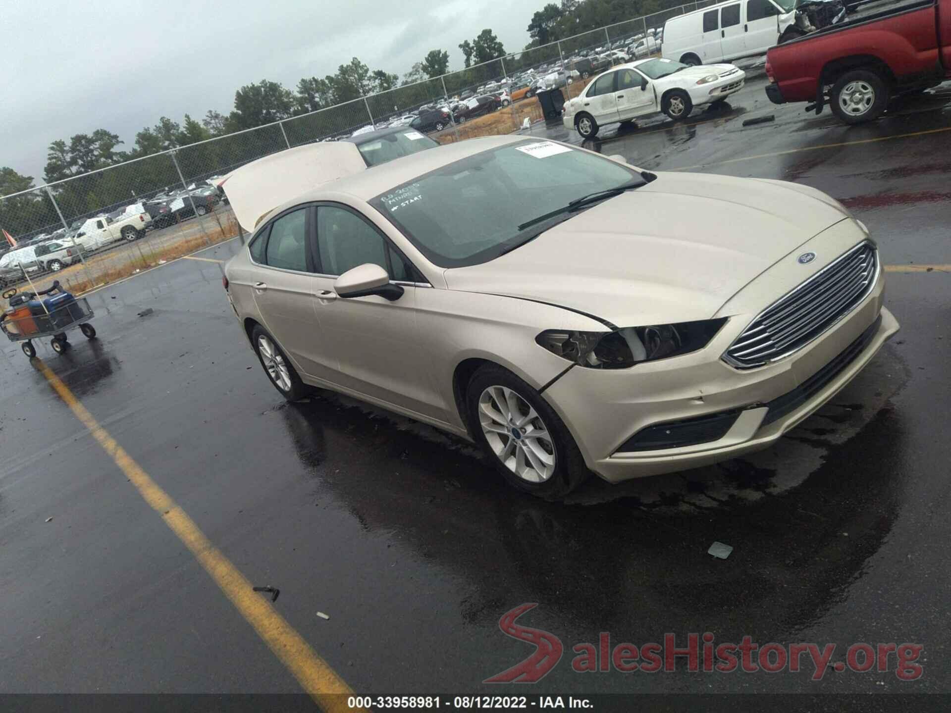 3FA6P0H70HR219100 2017 FORD FUSION