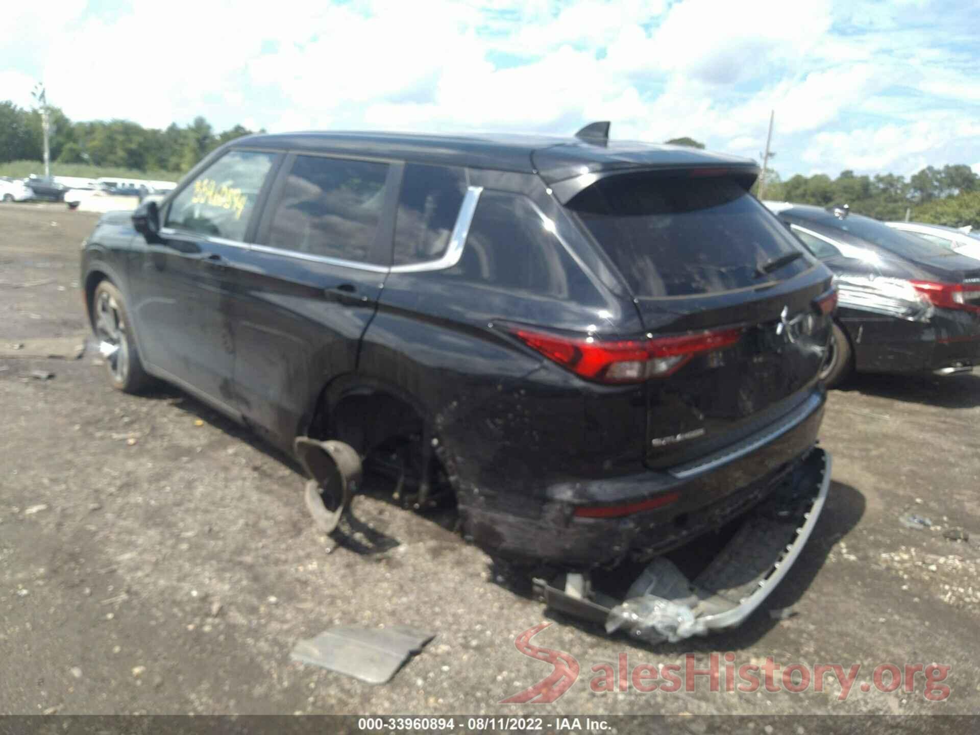 JA4J4UA8XNZ062619 2022 MITSUBISHI OUTLANDER