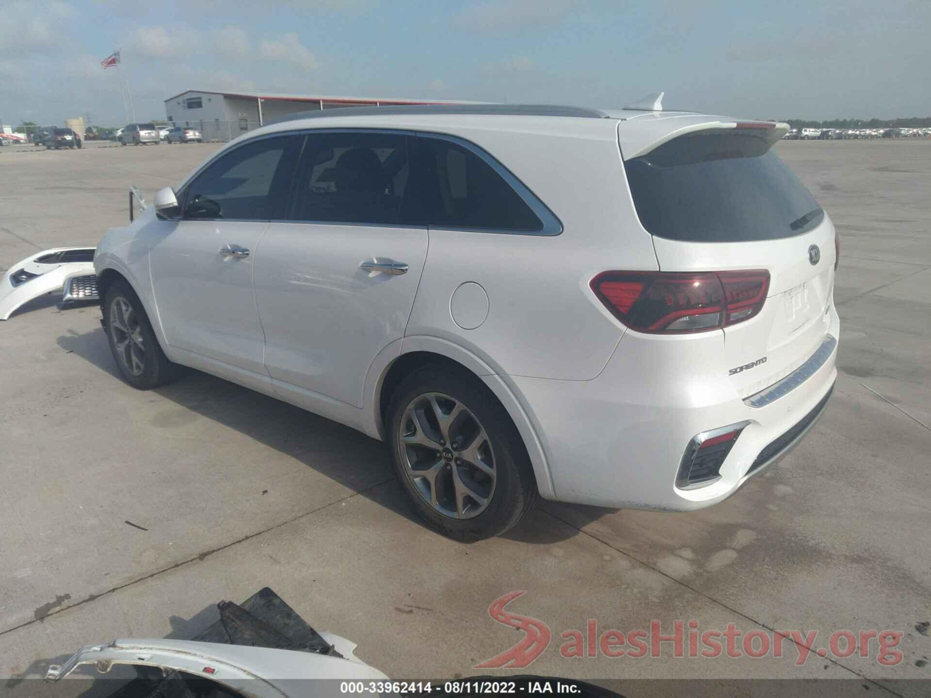 5XYPK4A52LG637416 2020 KIA SORENTO