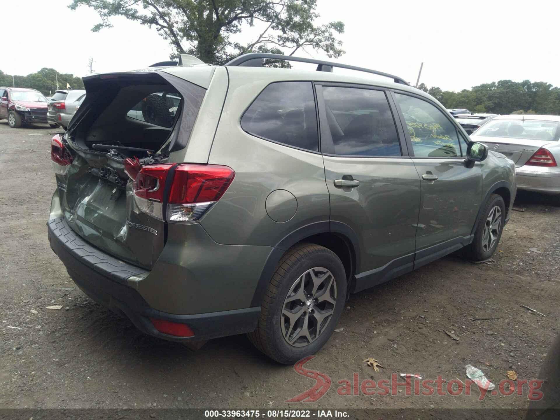 JF2SKAGCXKH425790 2019 SUBARU FORESTER