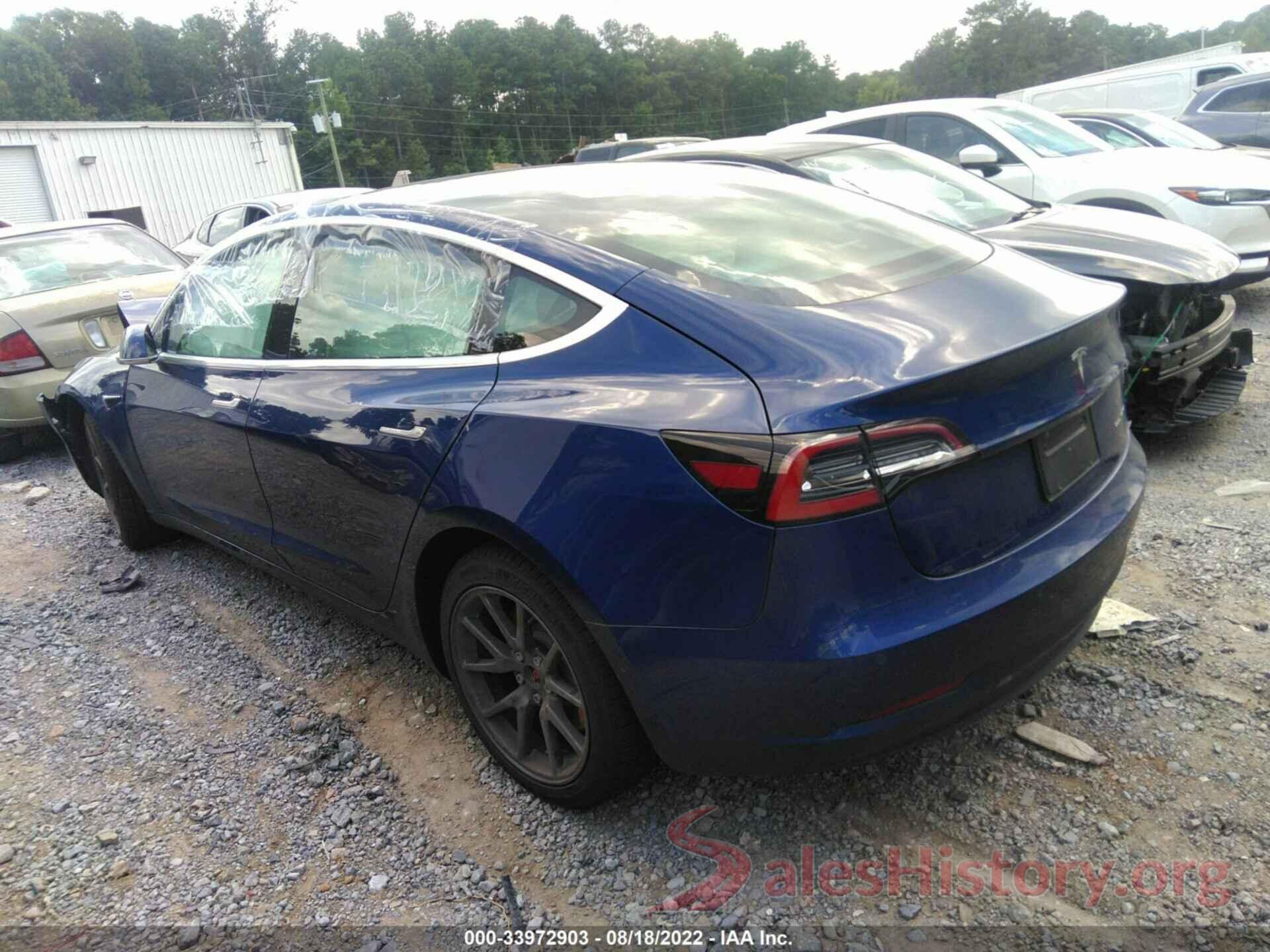 5YJ3E1EBXKF406757 2019 TESLA MODEL 3