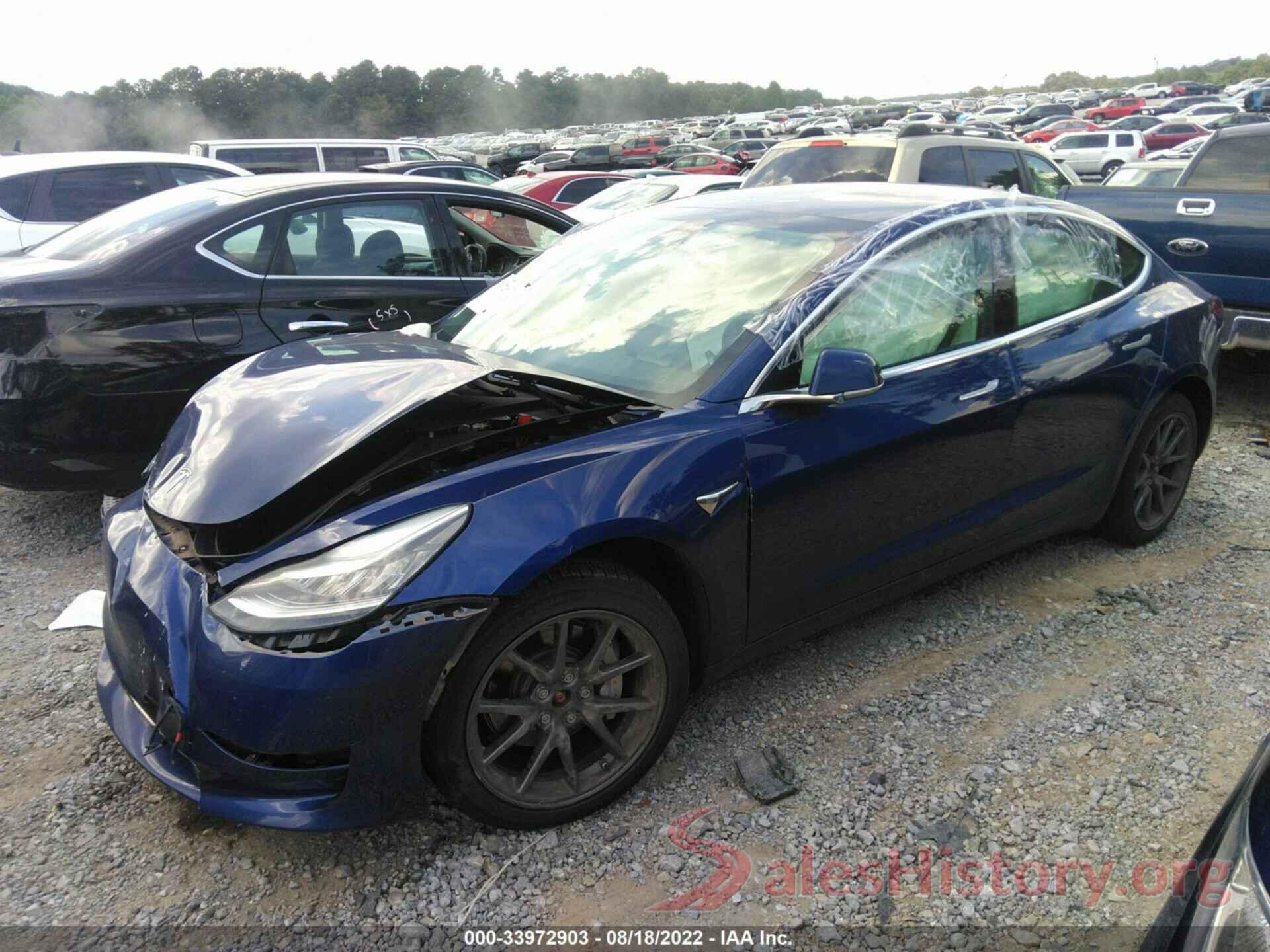 5YJ3E1EBXKF406757 2019 TESLA MODEL 3