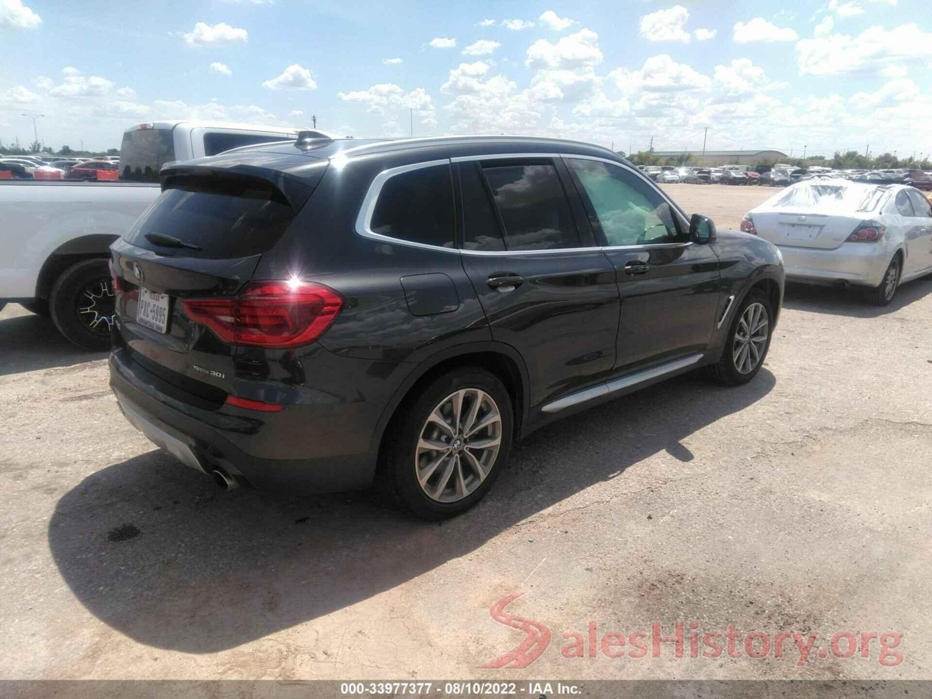 5UXTR7C51KLF26224 2019 BMW X3