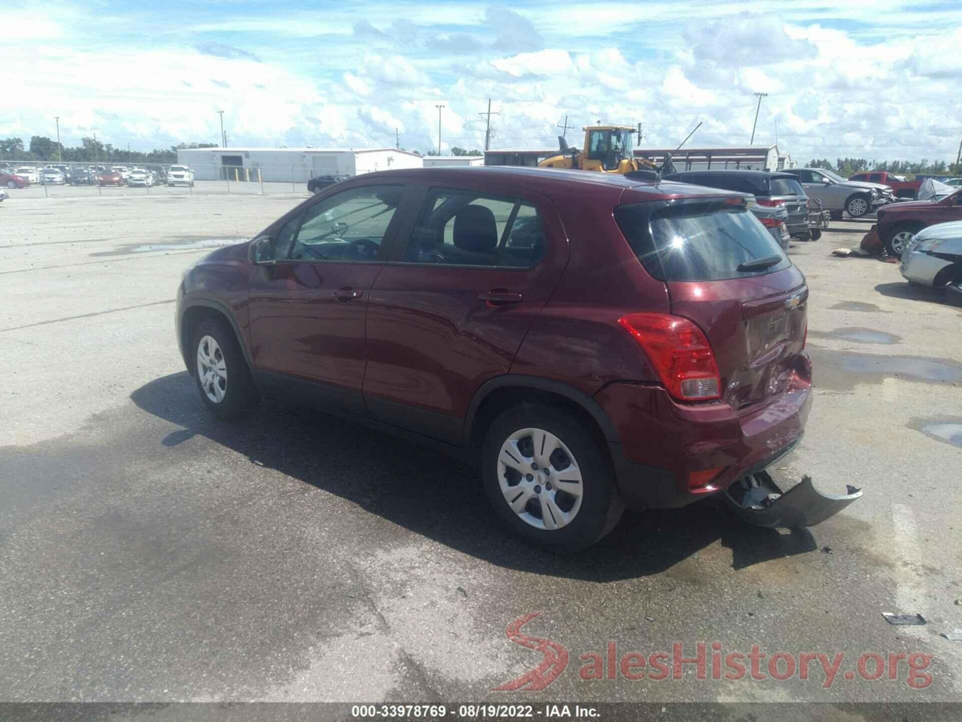 3GNCJKSB1HL159023 2017 CHEVROLET TRAX