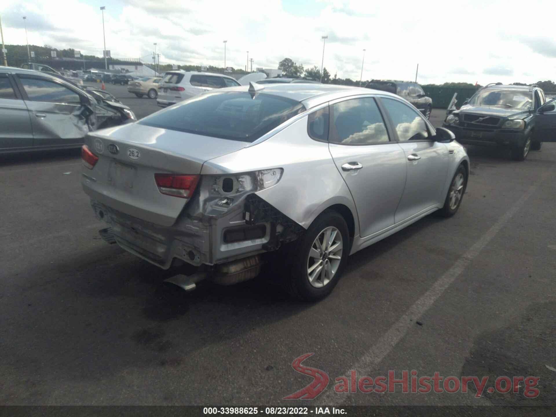 5XXGT4L30GG078435 2016 KIA OPTIMA