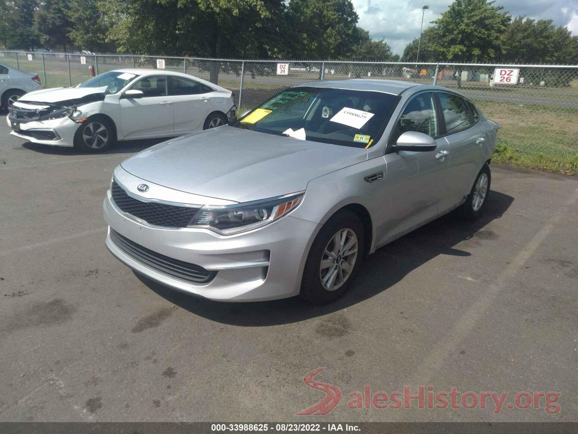 5XXGT4L30GG078435 2016 KIA OPTIMA