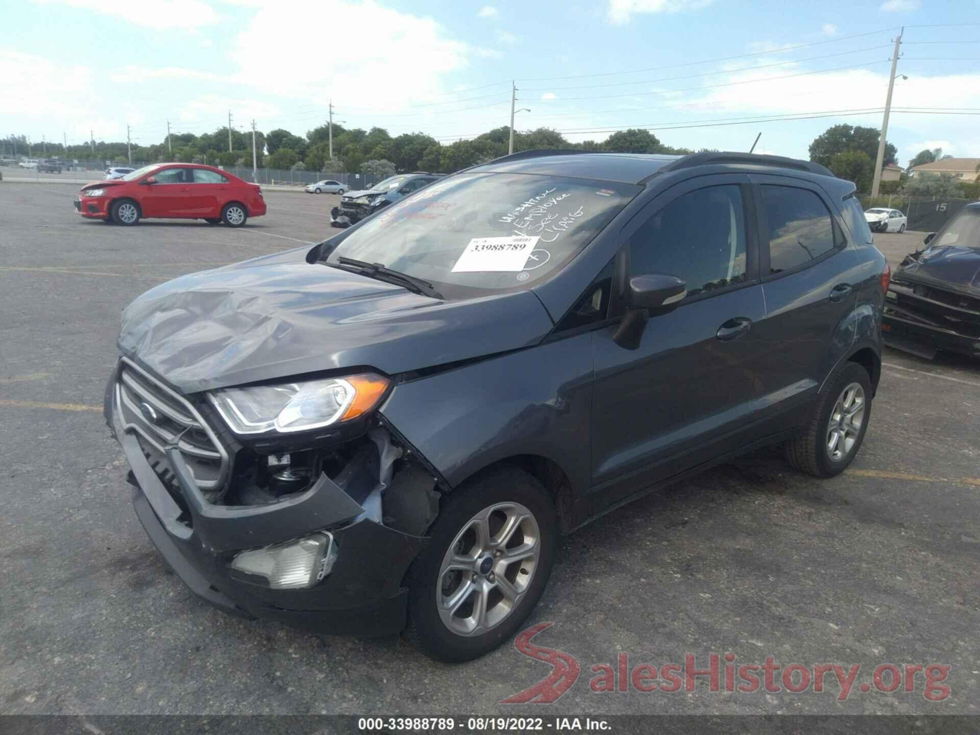 MAJ3S2GE1LC321784 2020 FORD ECOSPORT