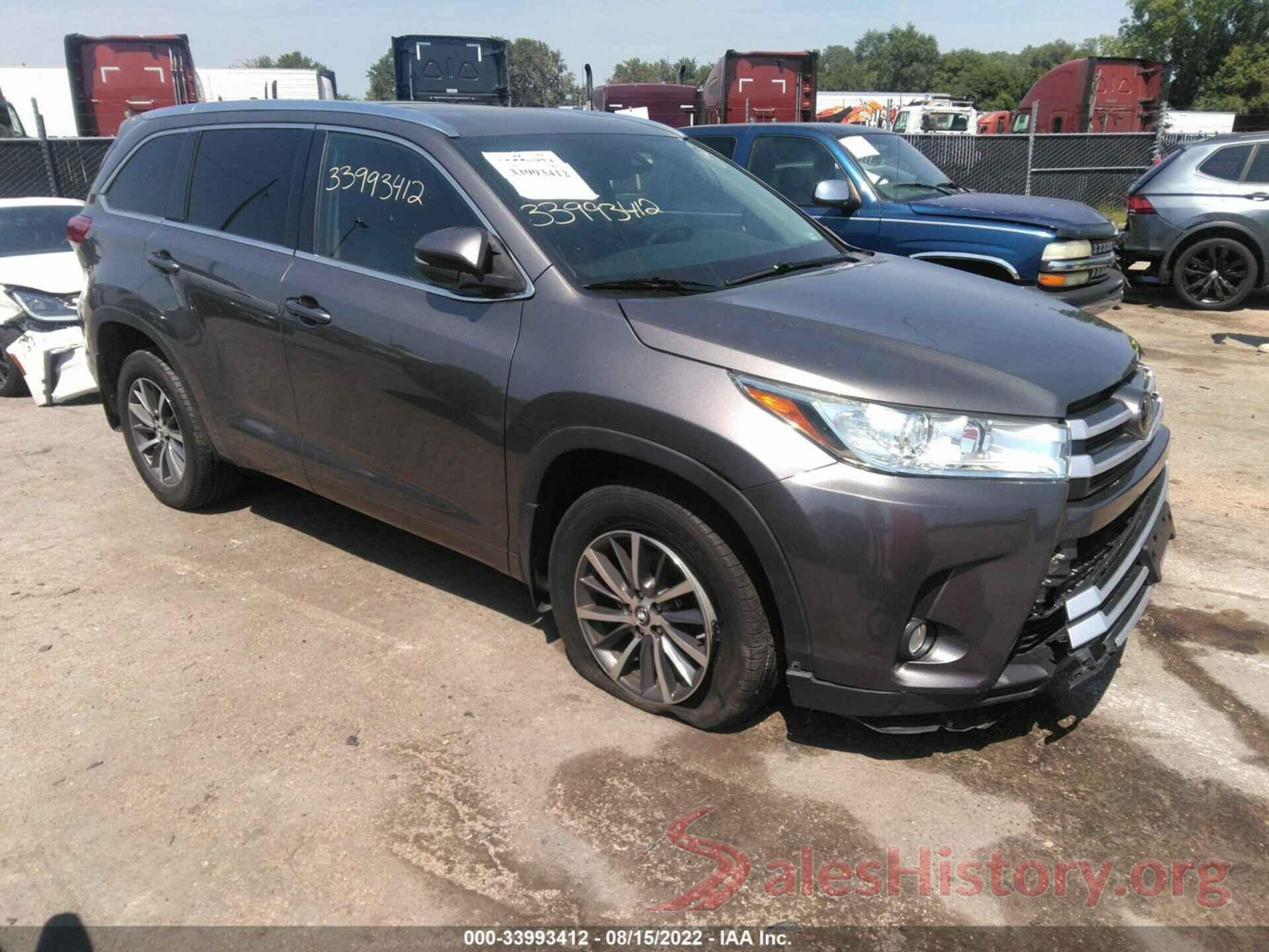 5TDJZRFH7HS362931 2017 TOYOTA HIGHLANDER