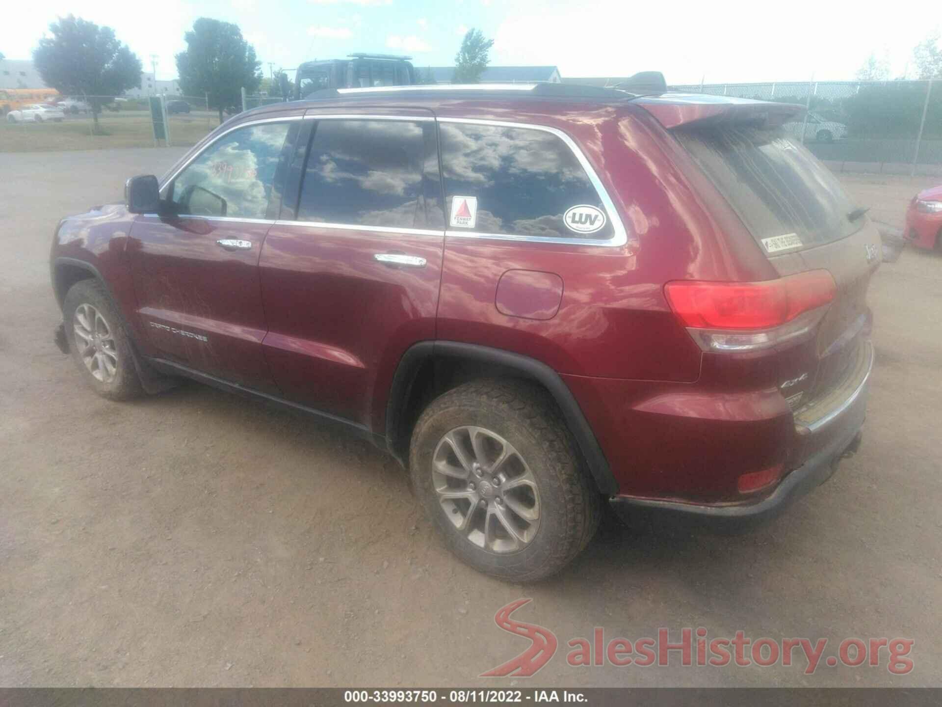 1C4RJFBG0GC334796 2016 JEEP GRAND CHEROKEE