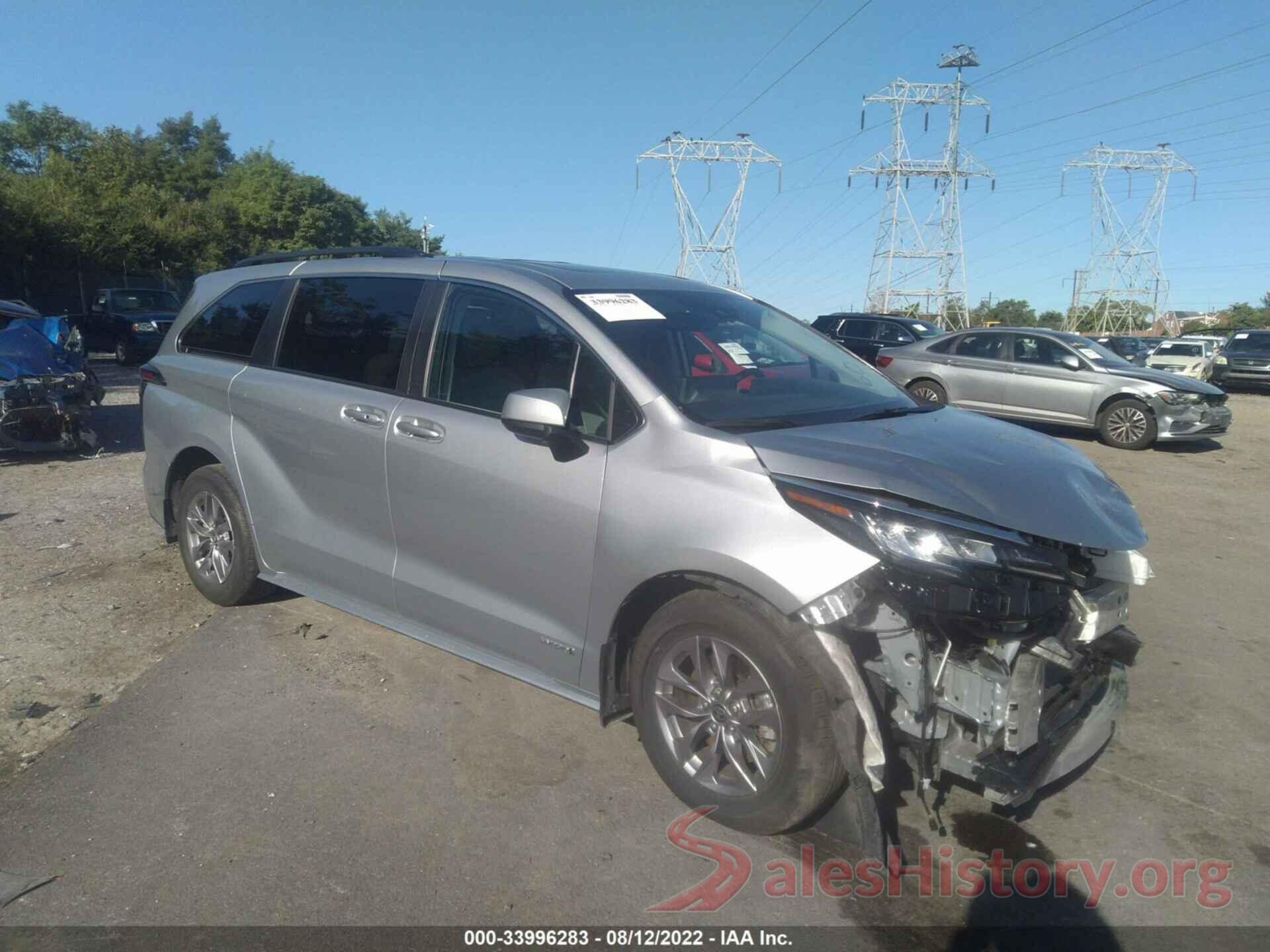 5TDBRKEC5MS056760 2021 TOYOTA SIENNA