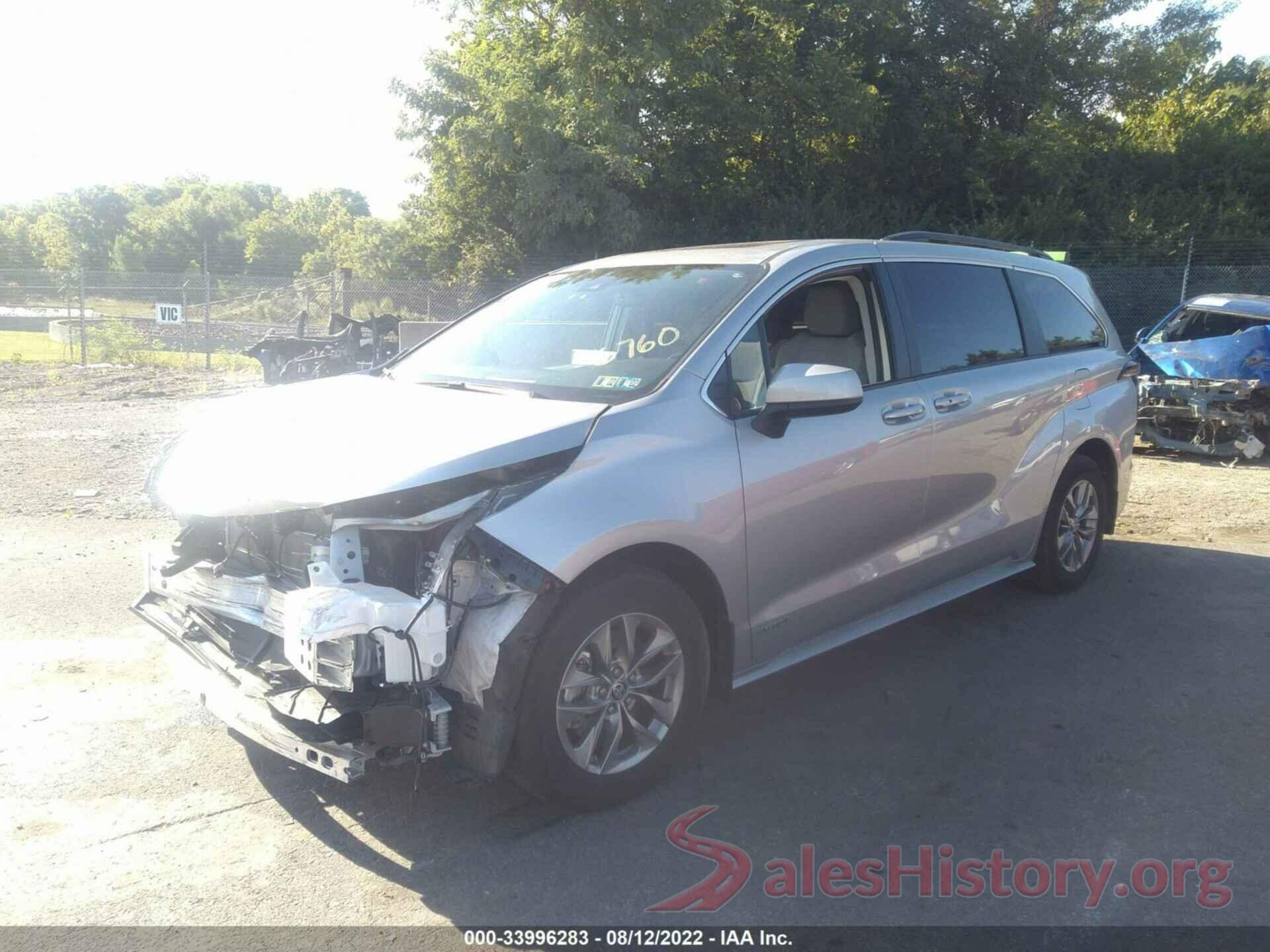 5TDBRKEC5MS056760 2021 TOYOTA SIENNA