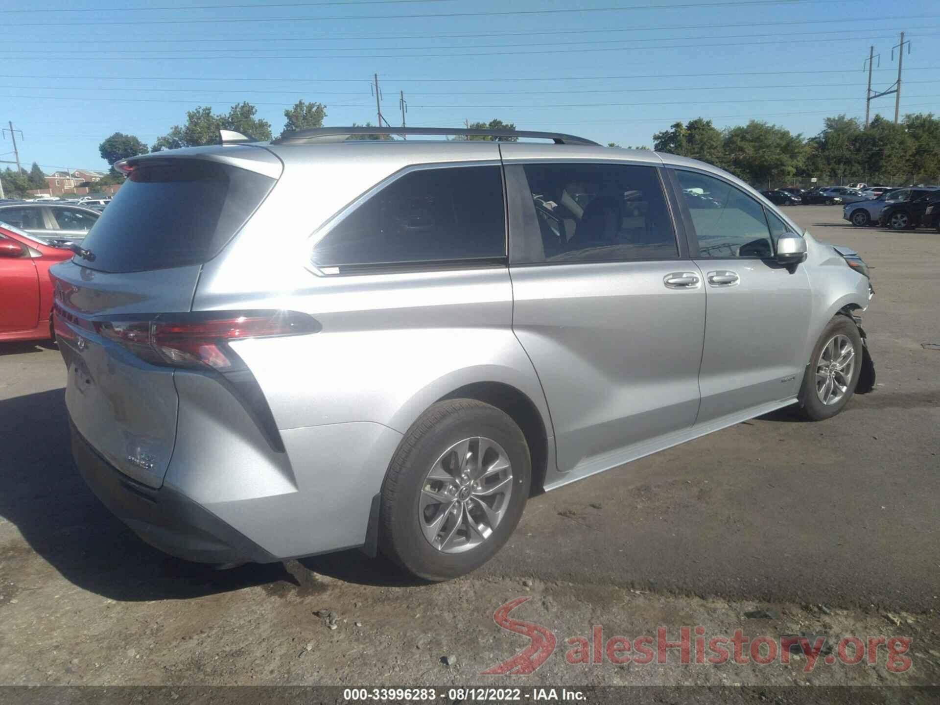 5TDBRKEC5MS056760 2021 TOYOTA SIENNA