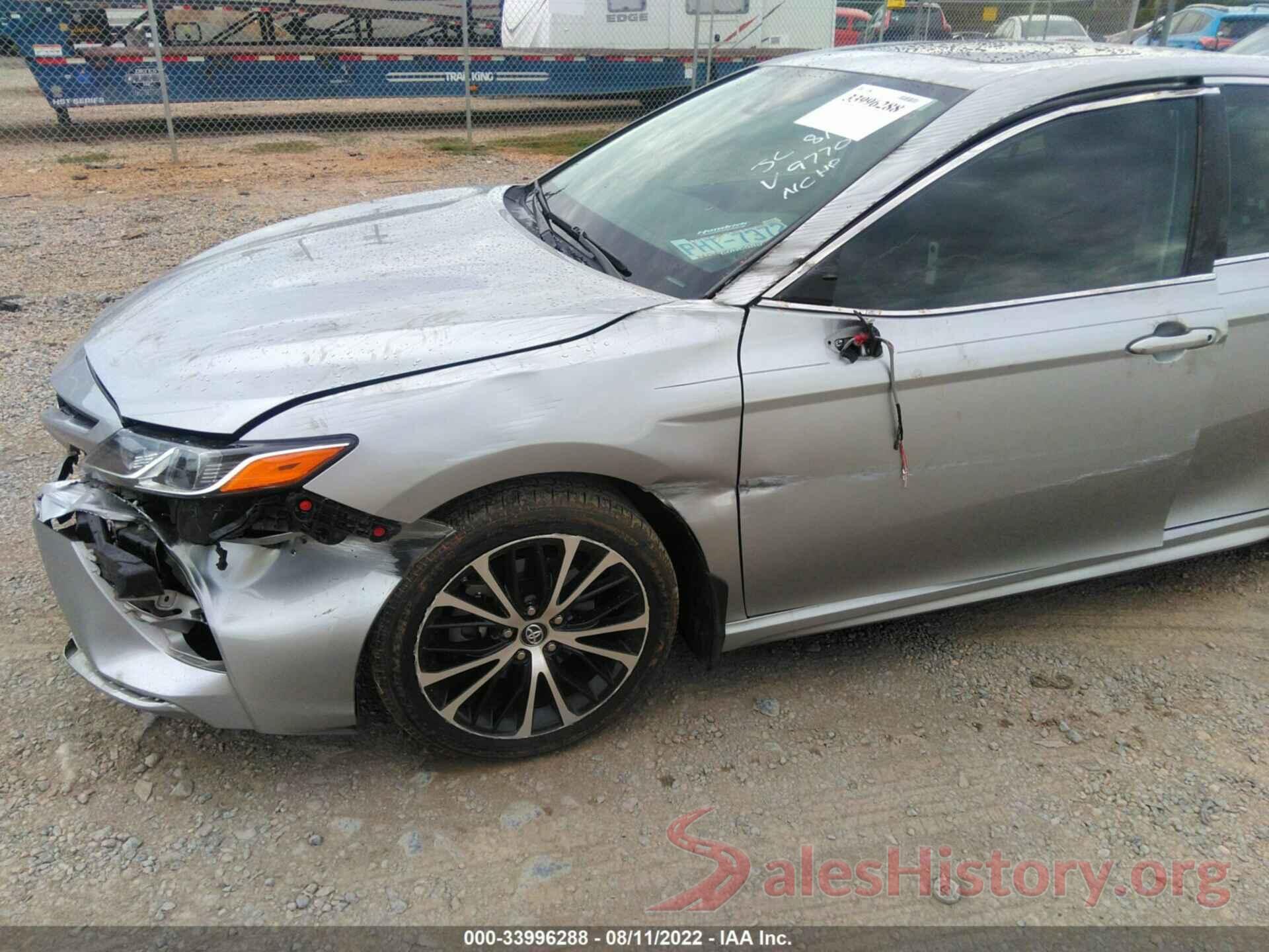 4T1B11HK8KU709770 2019 TOYOTA CAMRY