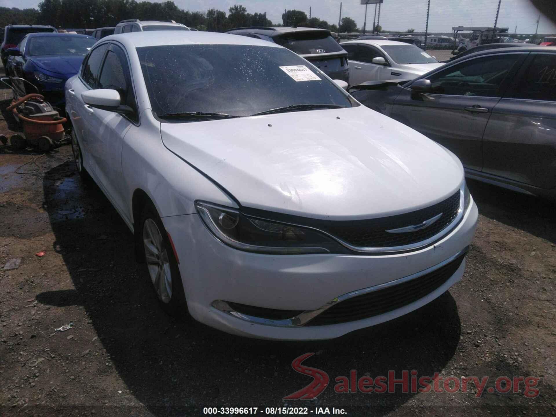 1C3CCCAB0GN191880 2016 CHRYSLER 200