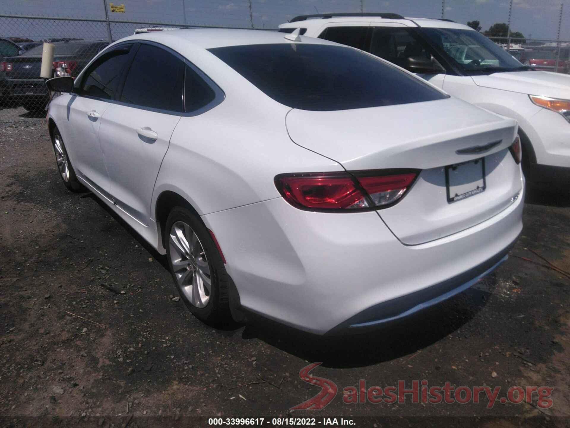 1C3CCCAB0GN191880 2016 CHRYSLER 200