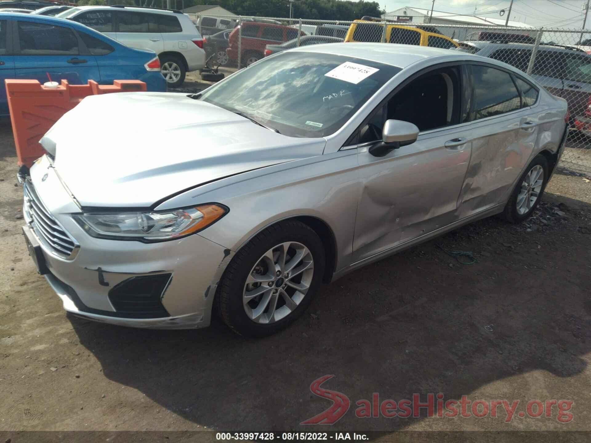 3FA6P0HD7KR247635 2019 FORD FUSION