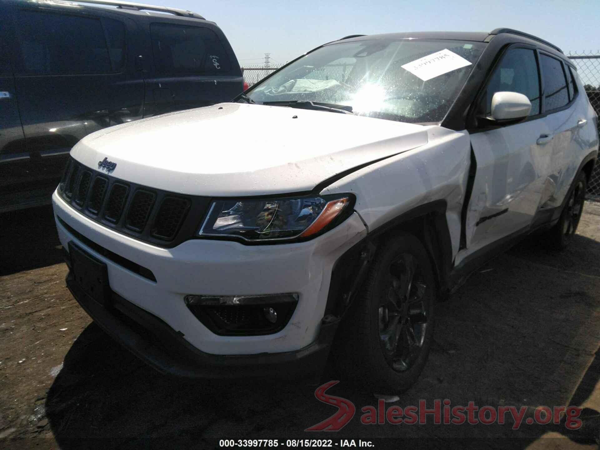 3C4NJDBB3KT697596 2019 JEEP COMPASS