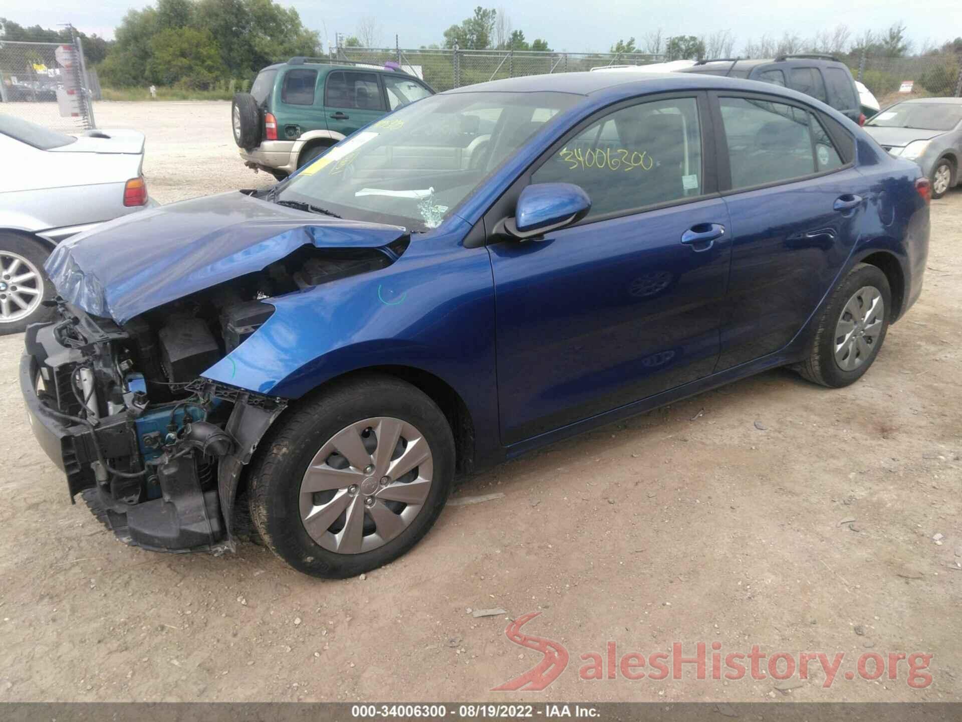 3KPA24AD2LE321654 2020 KIA RIO