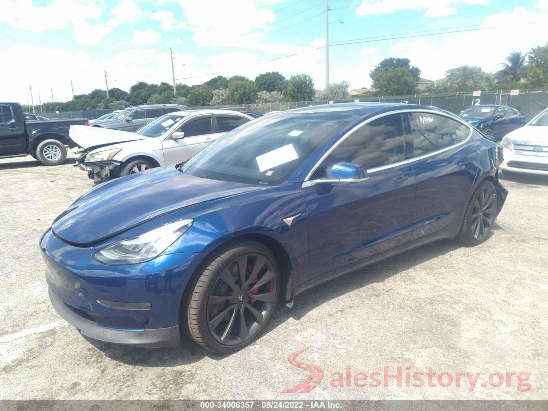 5YJ3E1EC8LF669422 2020 TESLA MODEL 3