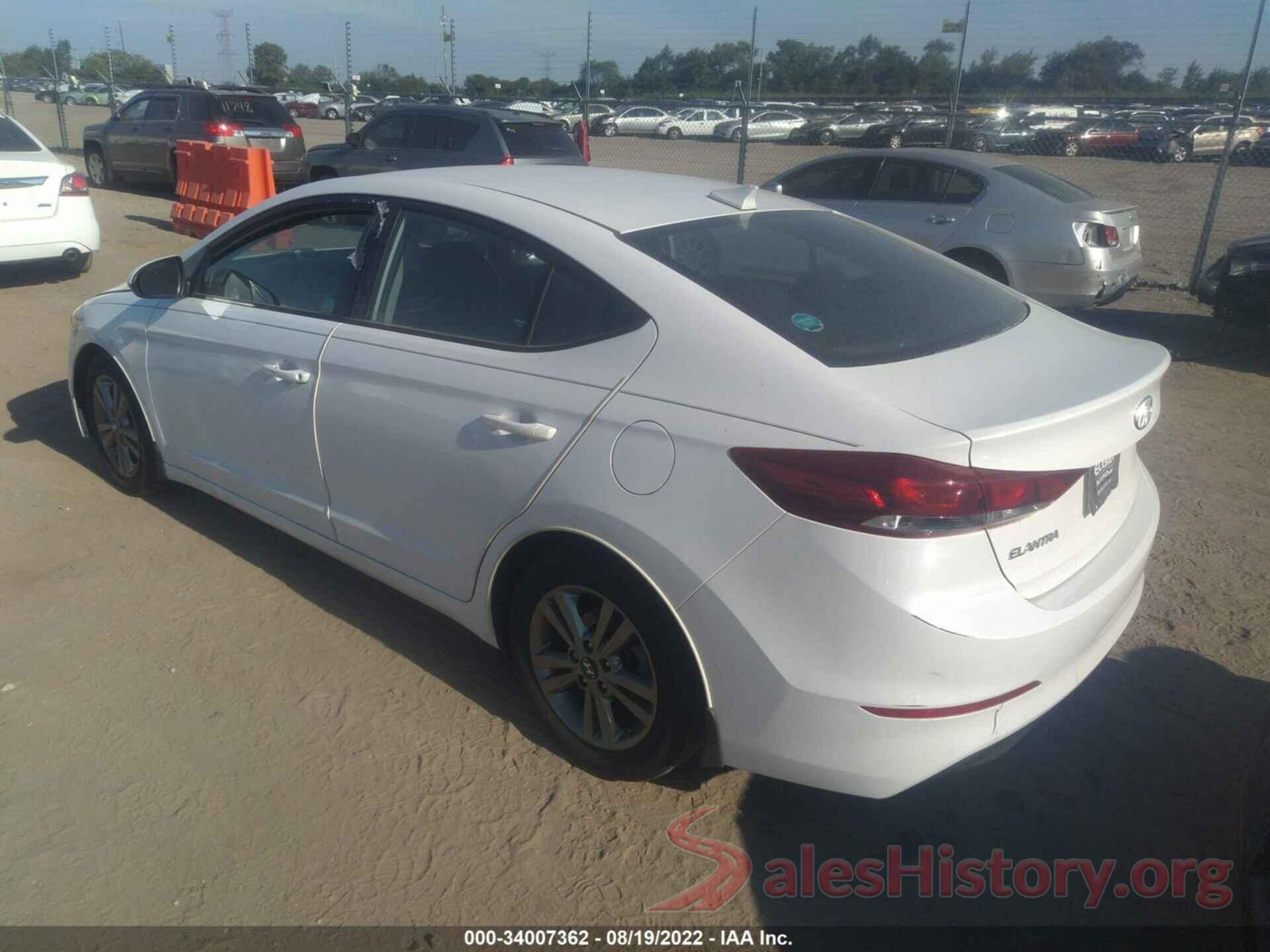 5NPD84LF9JH374502 2018 HYUNDAI ELANTRA