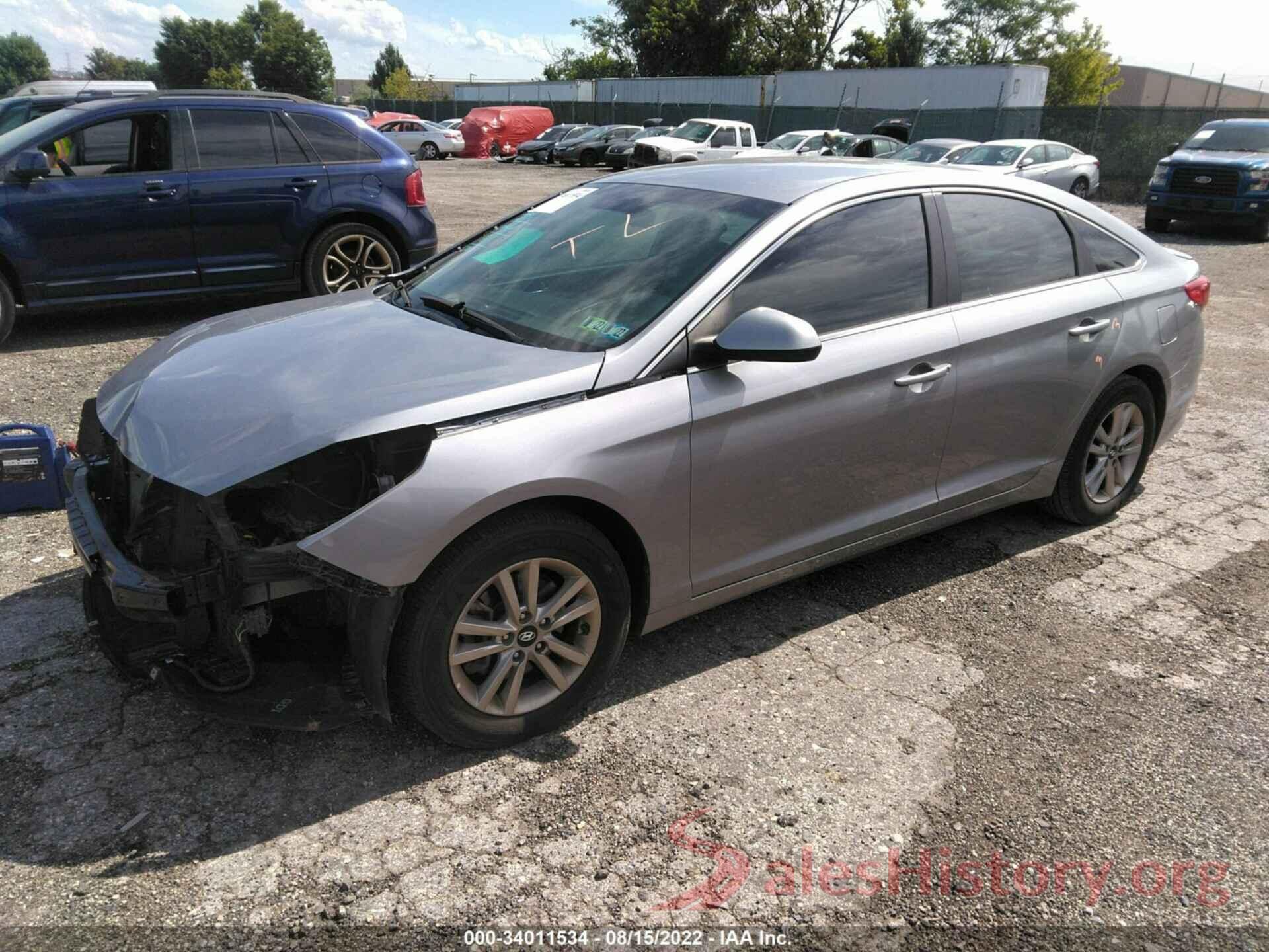 5NPE24AF5GH395087 2016 HYUNDAI SONATA