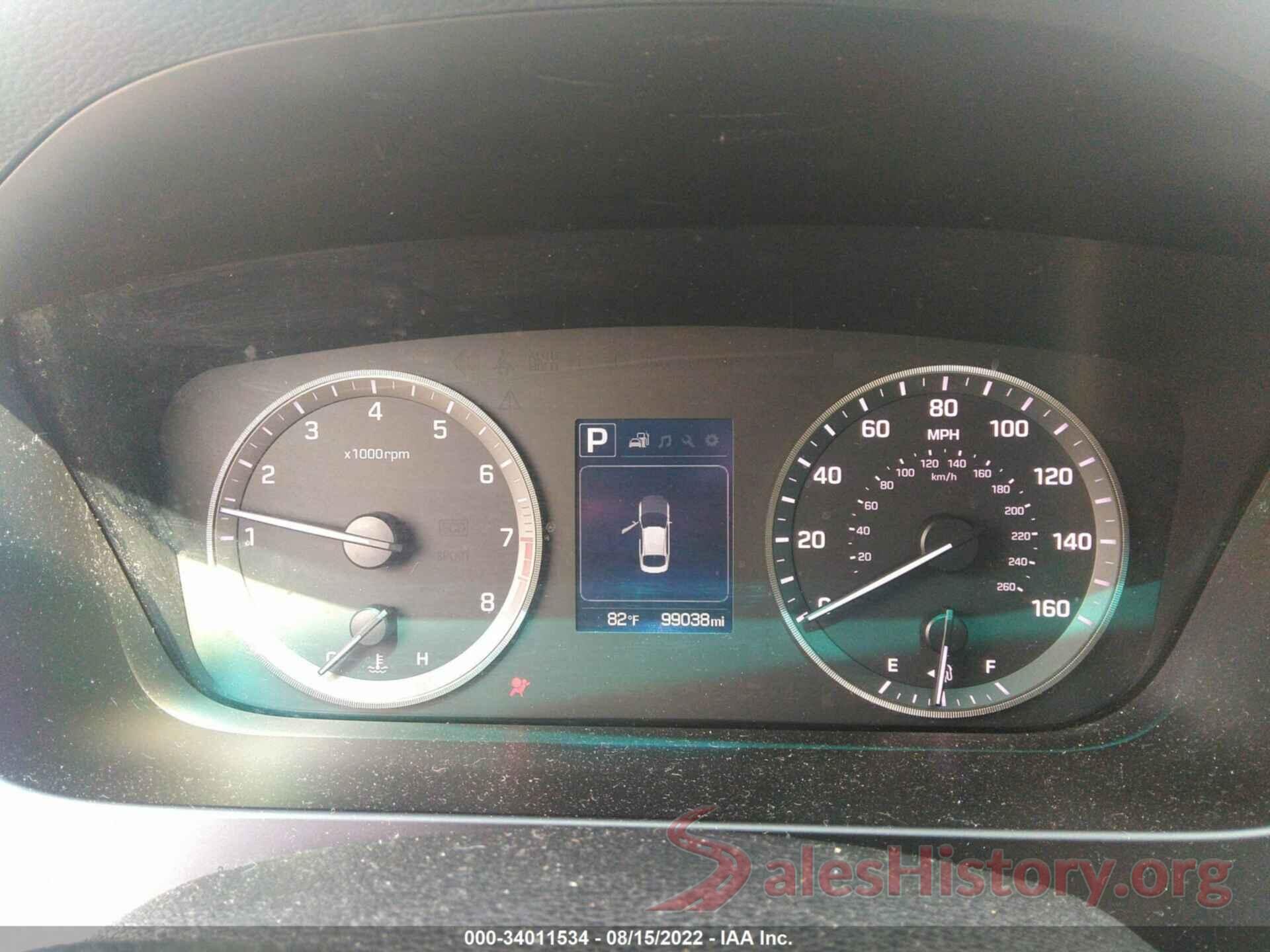 5NPE24AF5GH395087 2016 HYUNDAI SONATA