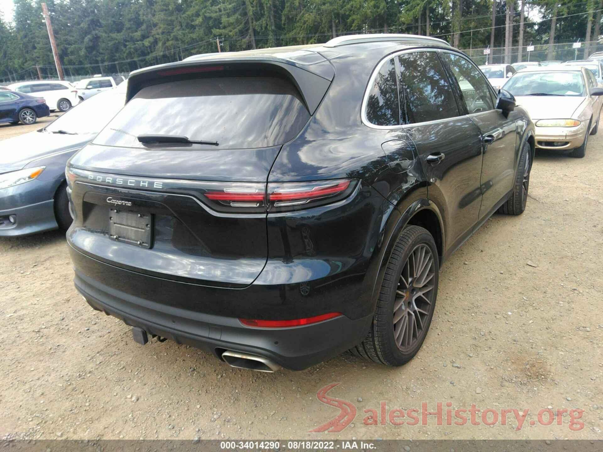 WP1AA2AYXMDA03454 2021 PORSCHE CAYENNE