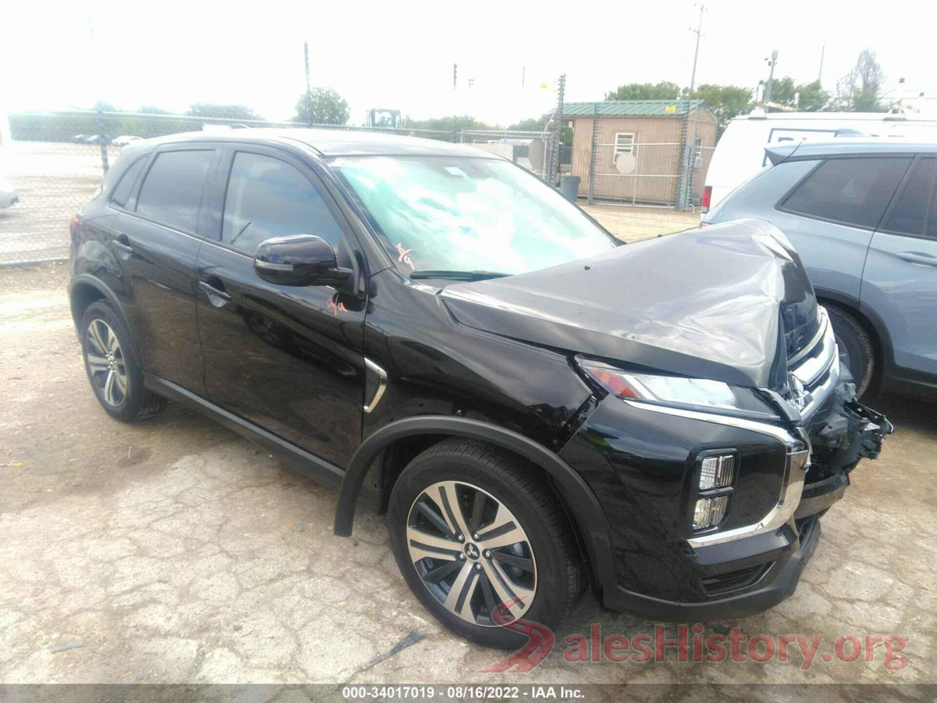 JA4APVAUXNU013606 2022 MITSUBISHI OUTLANDER SPORT