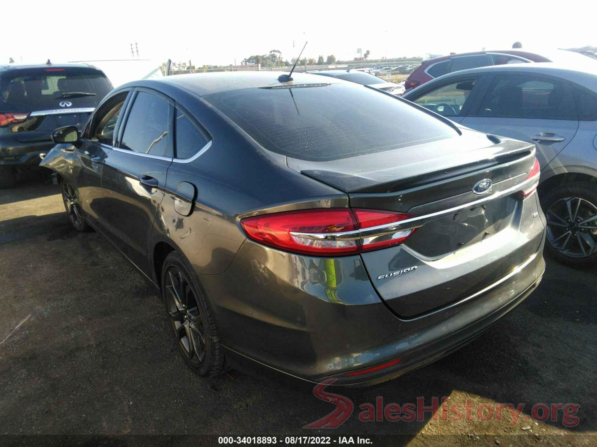 3FA6P0H74JR191758 2018 FORD FUSION