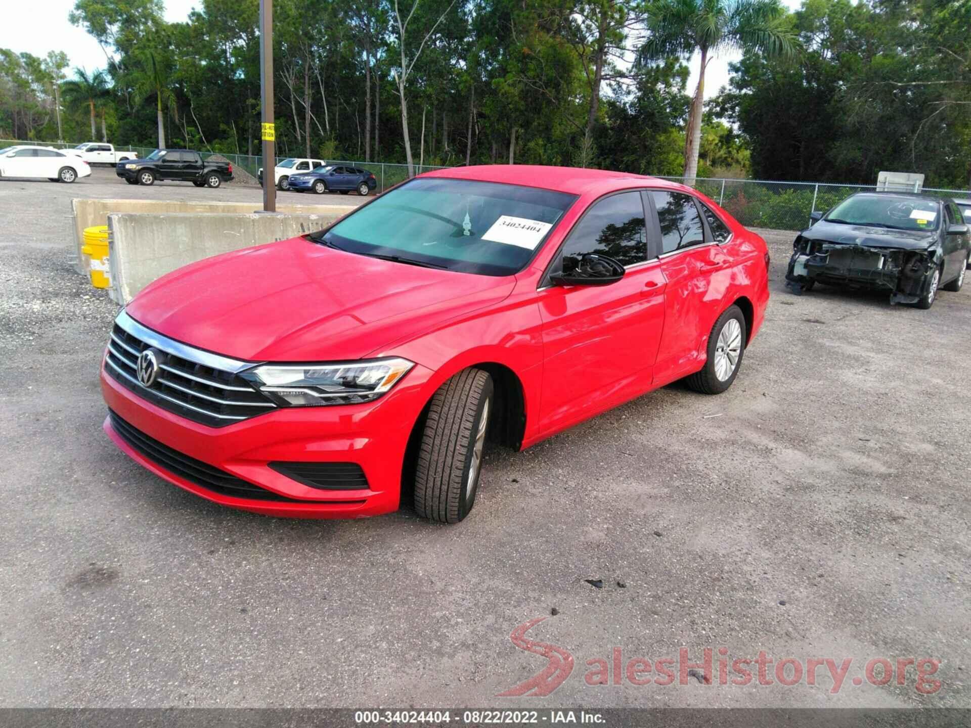 3VWN57BU7KM205540 2019 VOLKSWAGEN JETTA