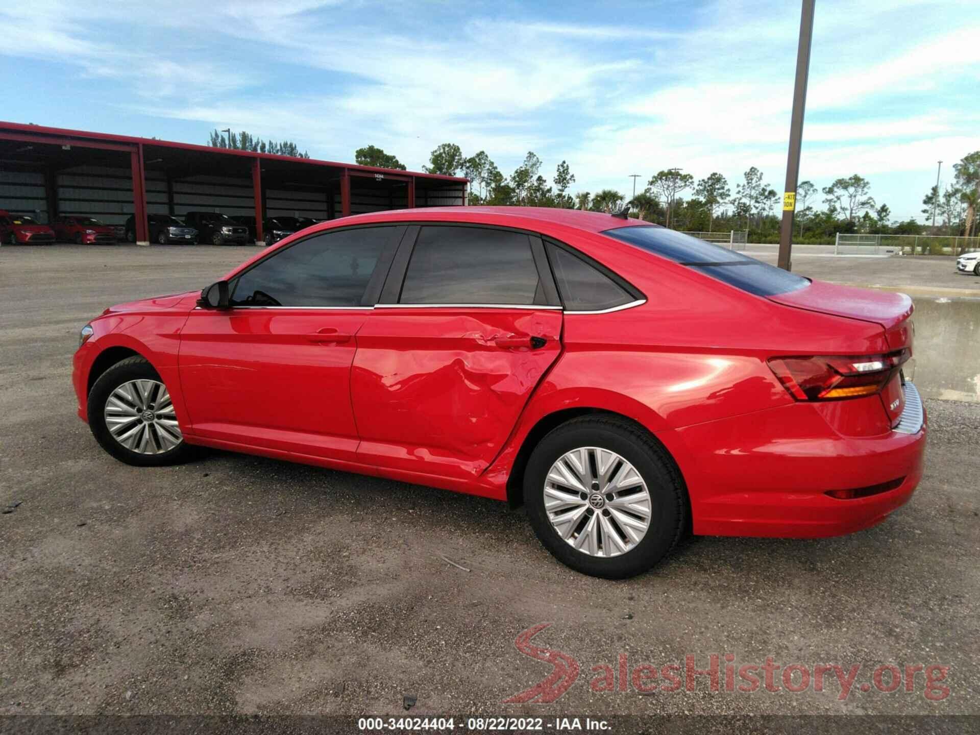 3VWN57BU7KM205540 2019 VOLKSWAGEN JETTA