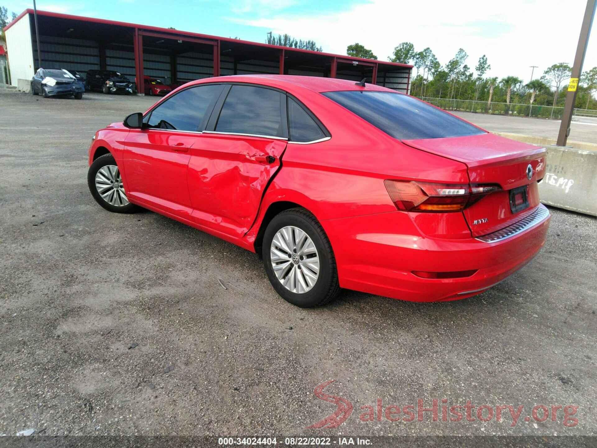 3VWN57BU7KM205540 2019 VOLKSWAGEN JETTA