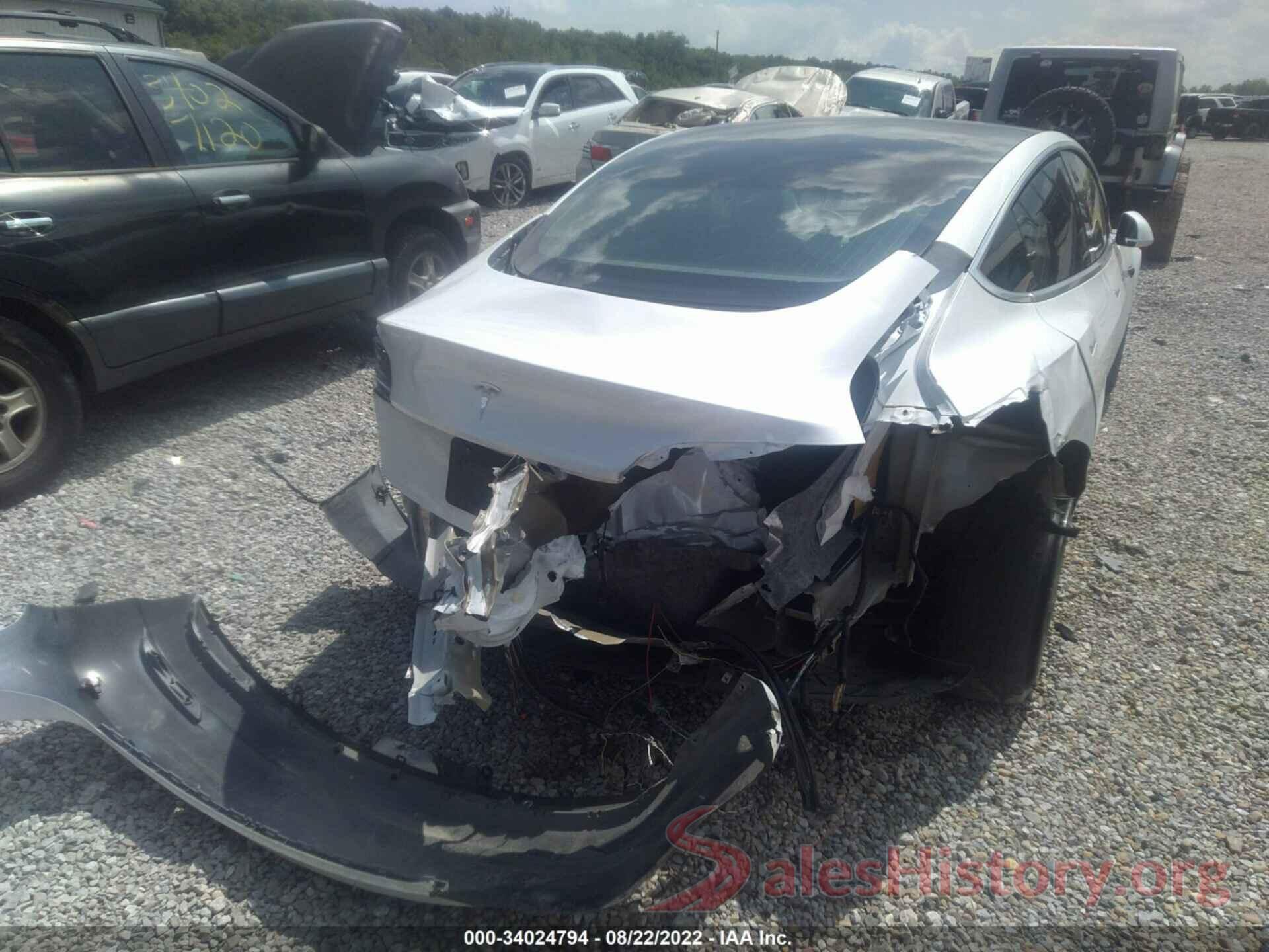 5YJ3E1EBXKF493317 2019 TESLA MODEL 3