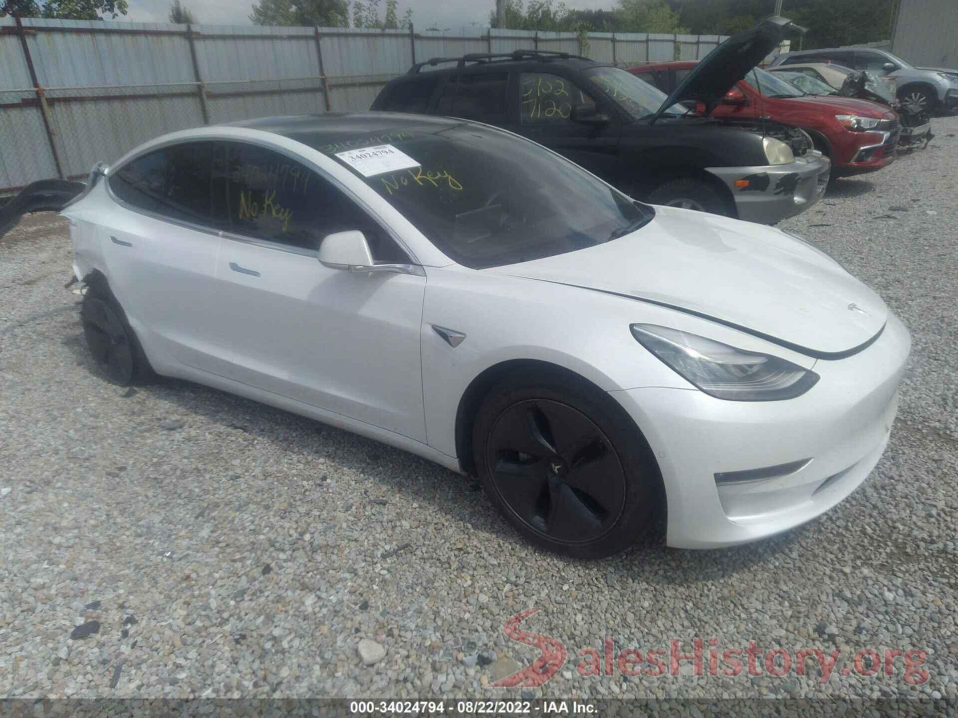 5YJ3E1EBXKF493317 2019 TESLA MODEL 3