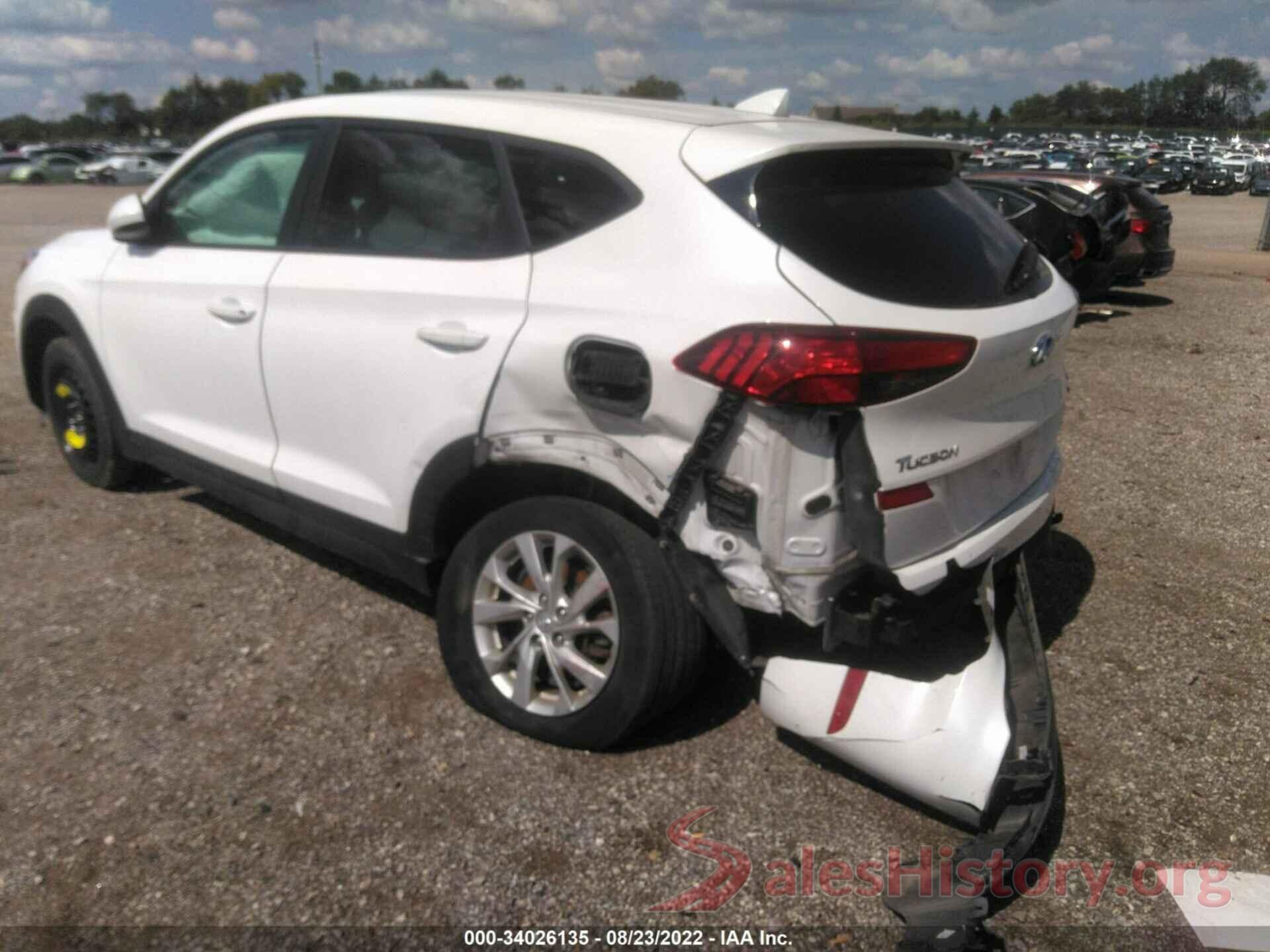 KM8J2CA48KU889557 2019 HYUNDAI TUCSON