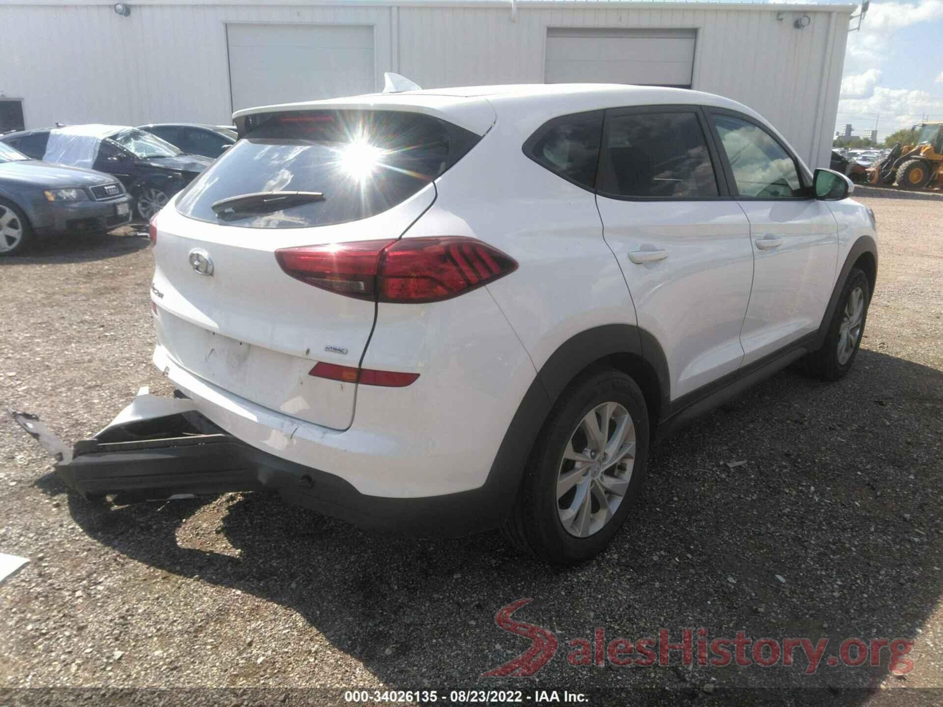 KM8J2CA48KU889557 2019 HYUNDAI TUCSON