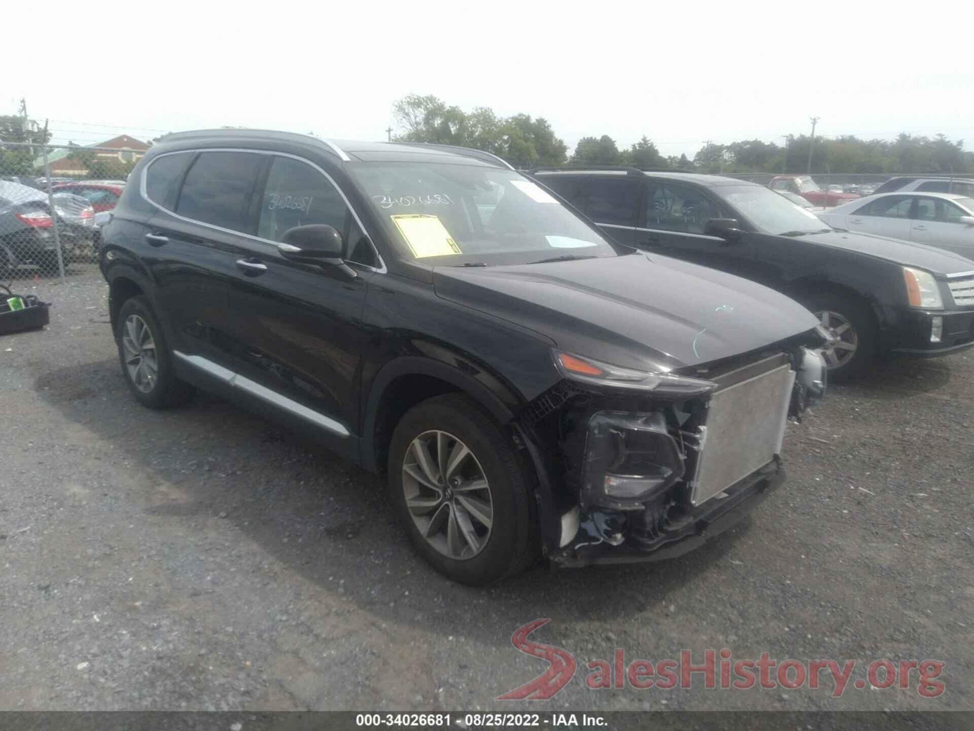 5NMS3CAD4LH295496 2020 HYUNDAI SANTA FE