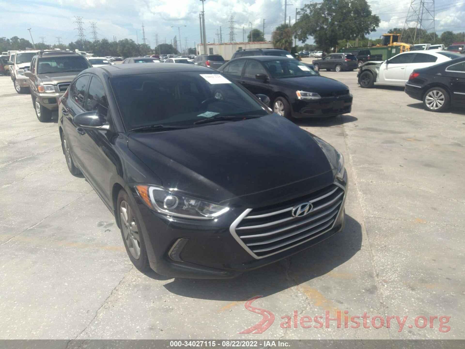 5NPD84LF7JH377219 2018 HYUNDAI ELANTRA