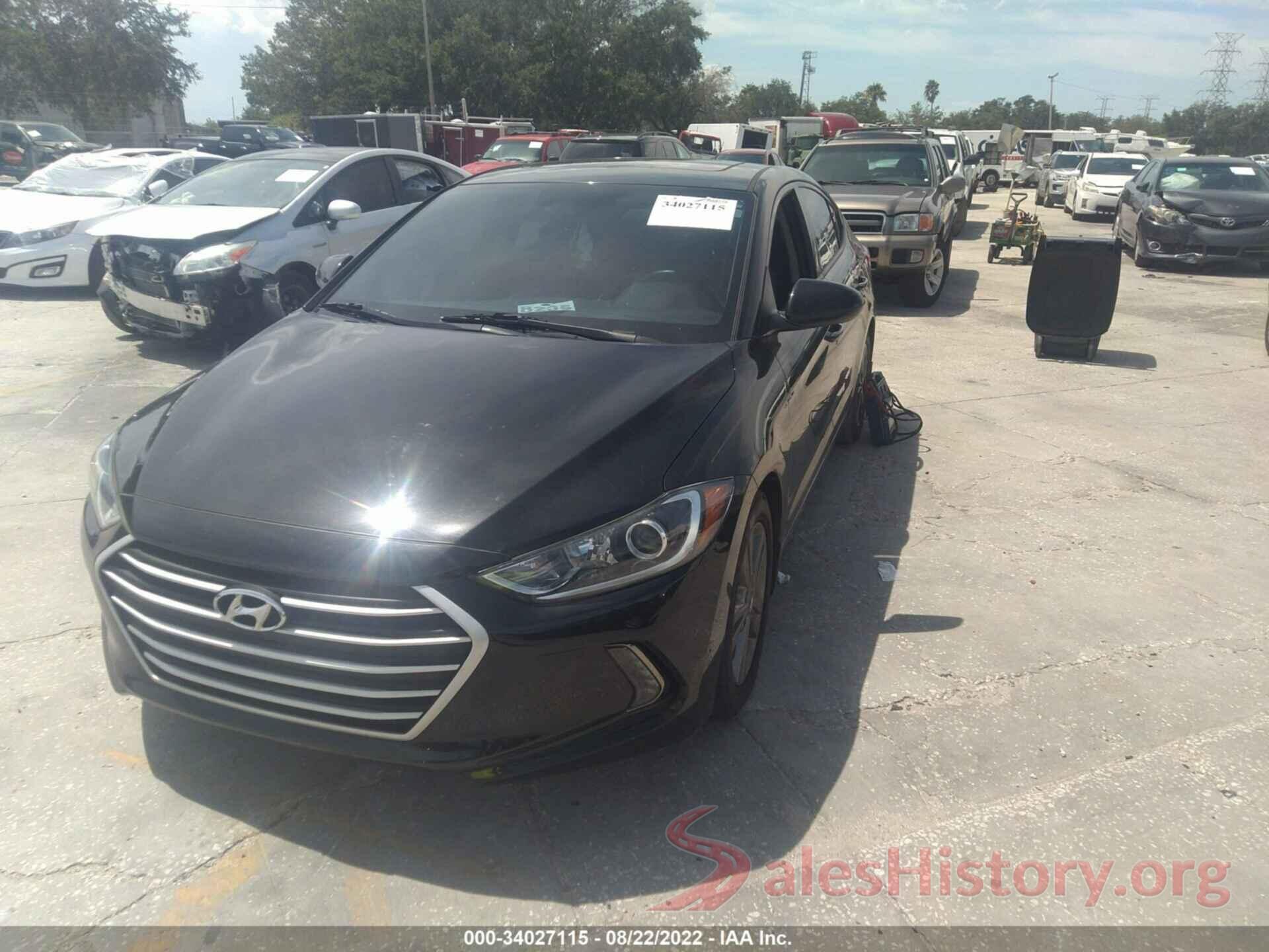 5NPD84LF7JH377219 2018 HYUNDAI ELANTRA