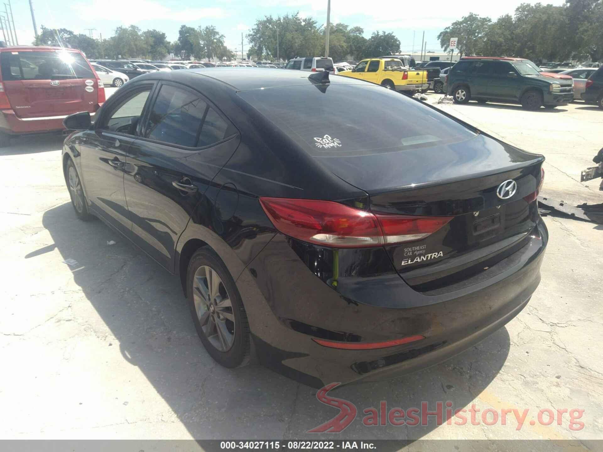 5NPD84LF7JH377219 2018 HYUNDAI ELANTRA