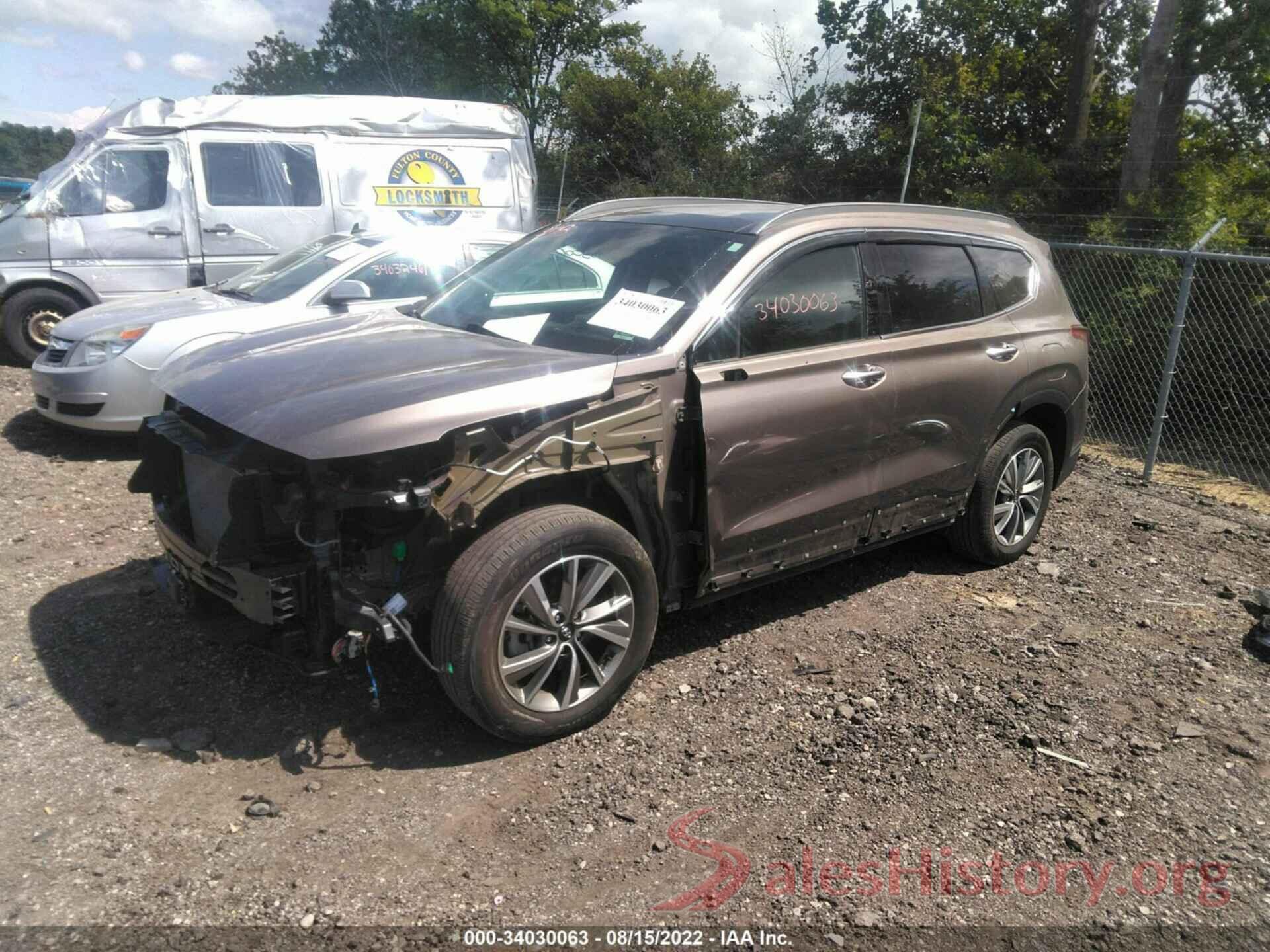 5NMS5CAD8KH016656 2019 HYUNDAI SANTA FE