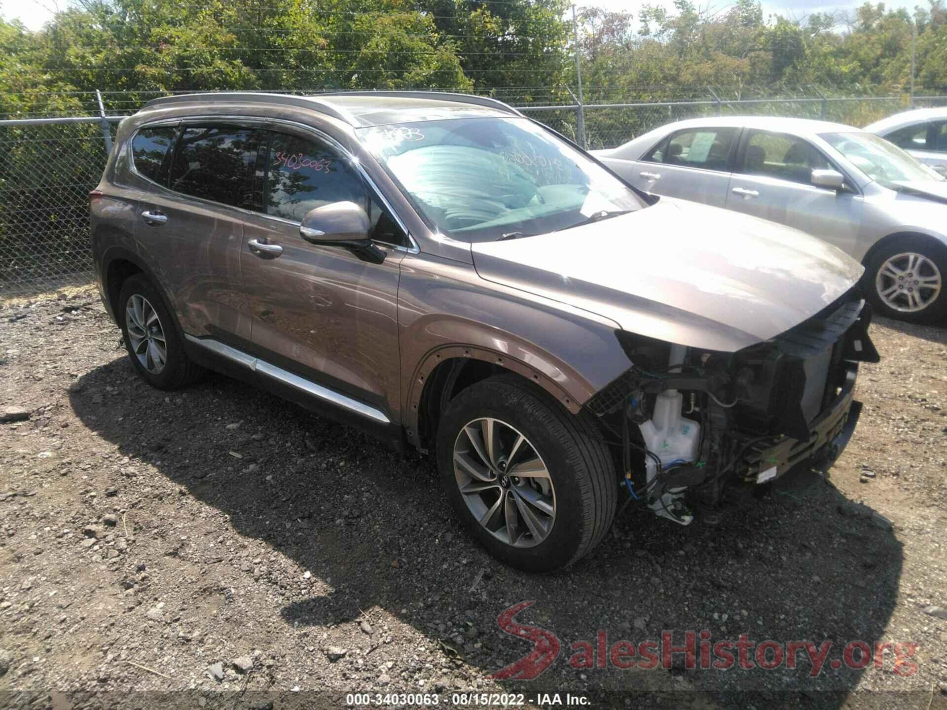 5NMS5CAD8KH016656 2019 HYUNDAI SANTA FE