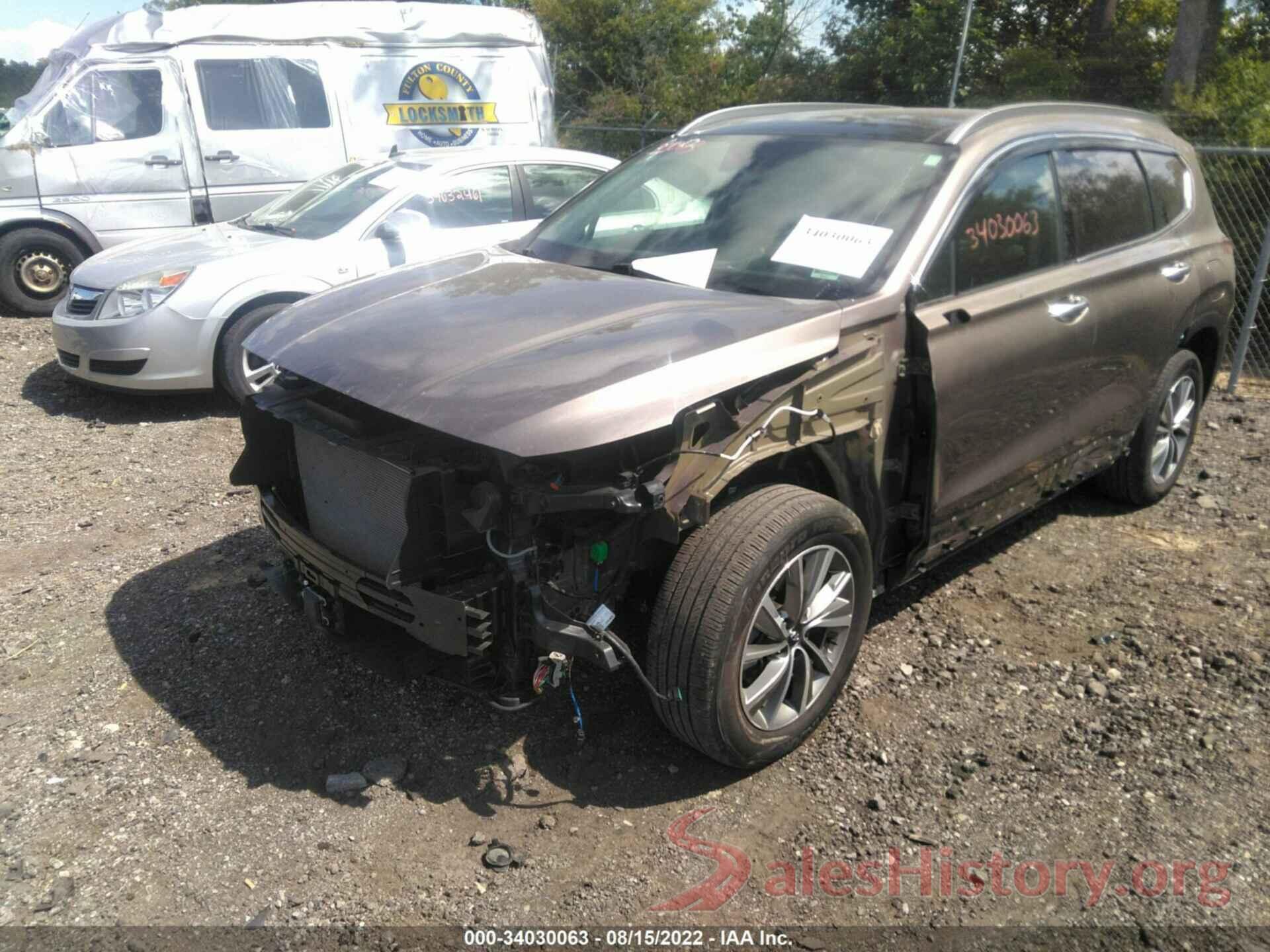 5NMS5CAD8KH016656 2019 HYUNDAI SANTA FE