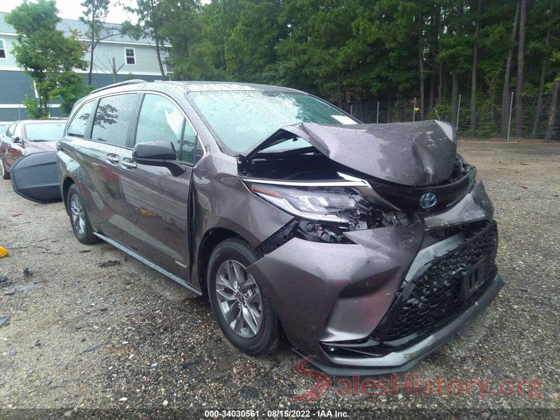 5TDDSKFC7MS034450 2021 TOYOTA SIENNA