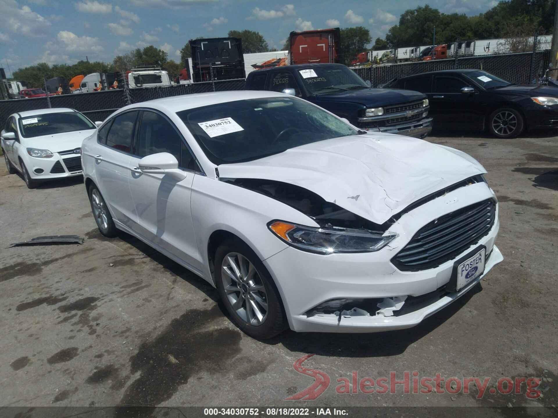 3FA6P0HD0HR114319 2017 FORD FUSION